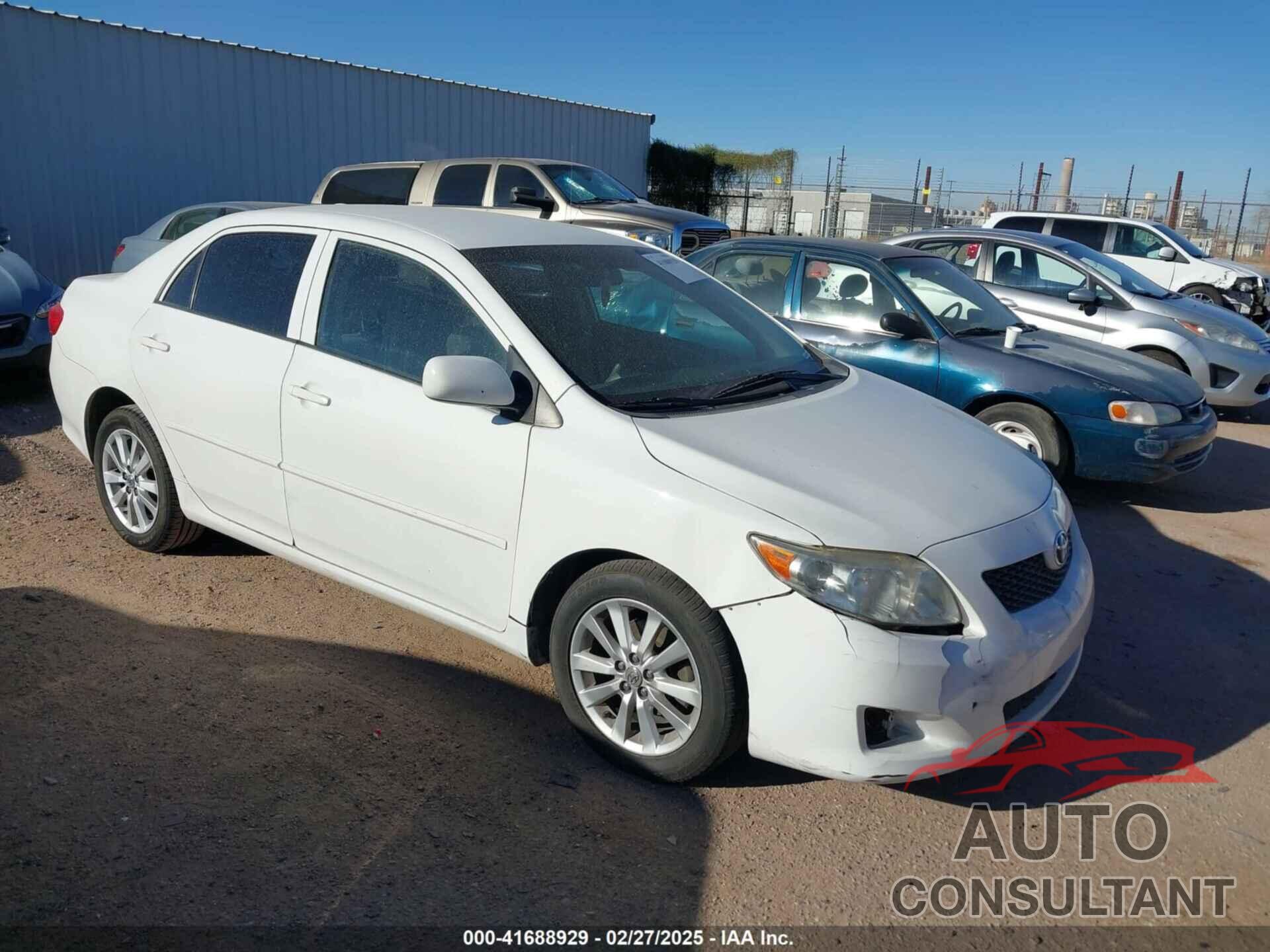 TOYOTA COROLLA 2009 - JTDBL40E699070792
