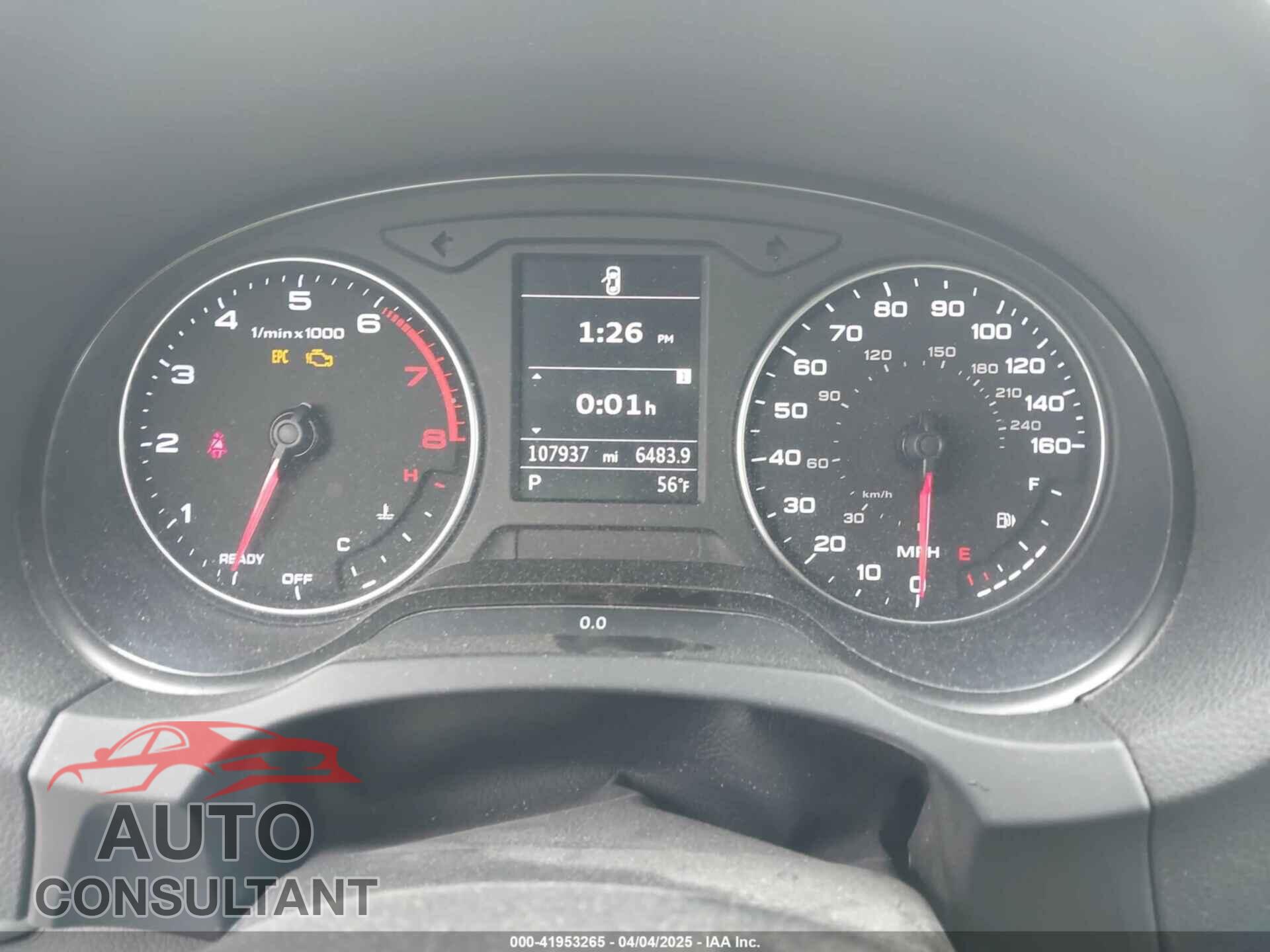 AUDI A3 2016 - WAUB8GFF5G1052957