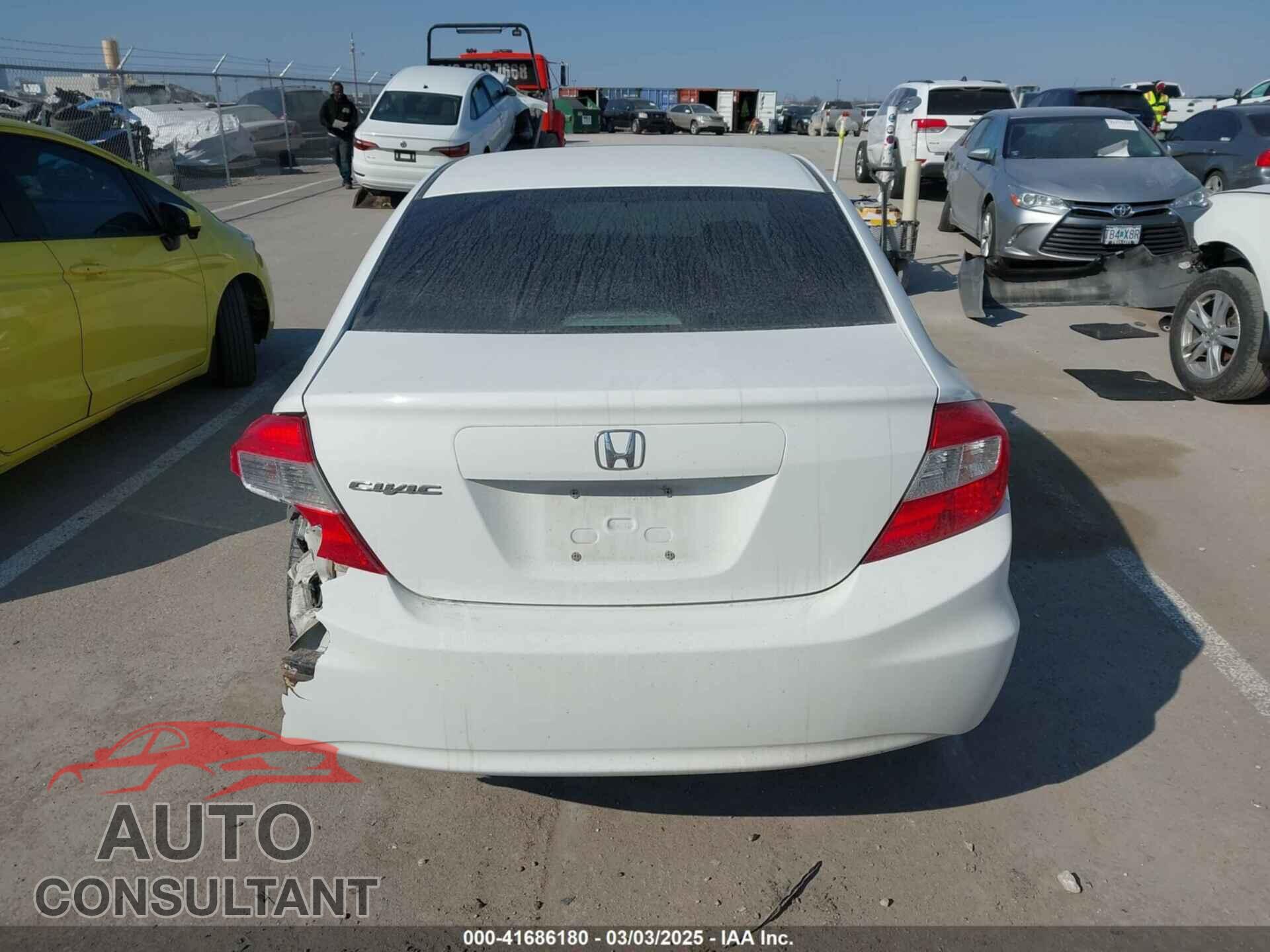 HONDA CIVIC 2012 - 19XFB2F97CE047267