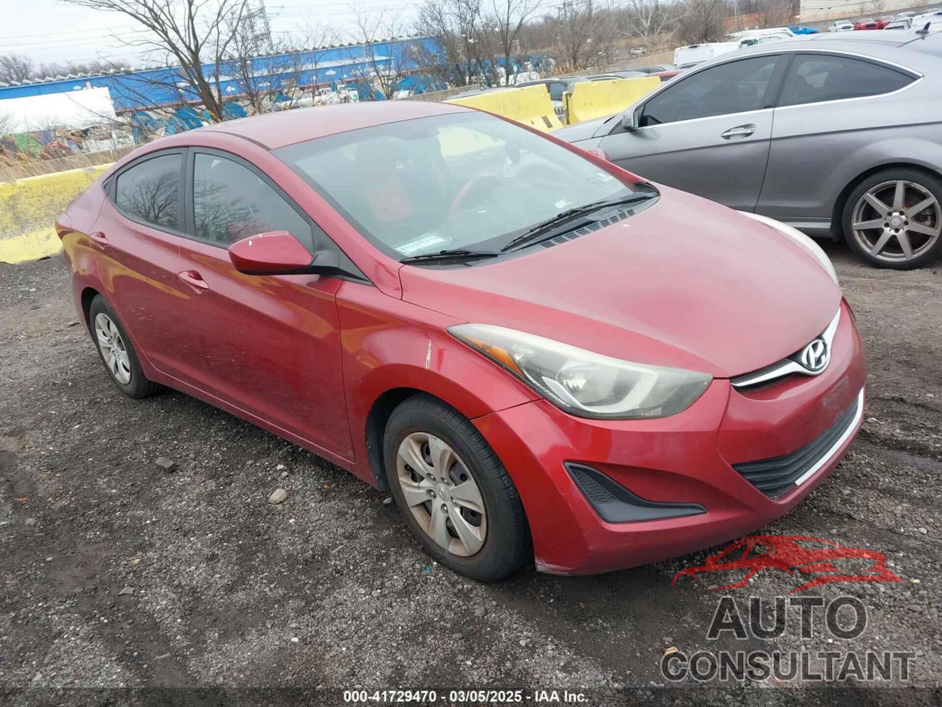 HYUNDAI ELANTRA 2016 - 5NPDH4AE1GH725793