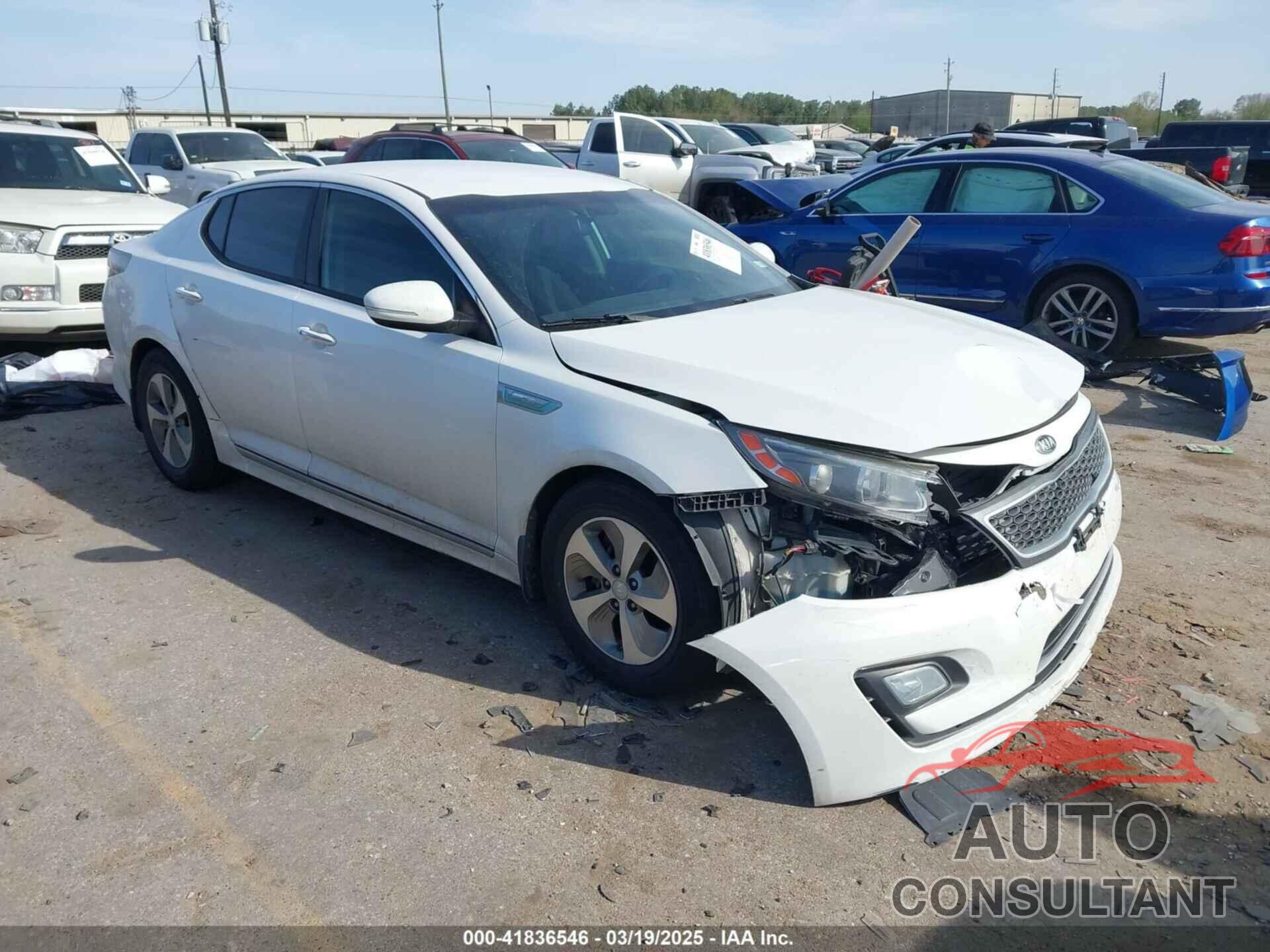 KIA OPTIMA HYBRID 2015 - KNAGM4AD2F5086402