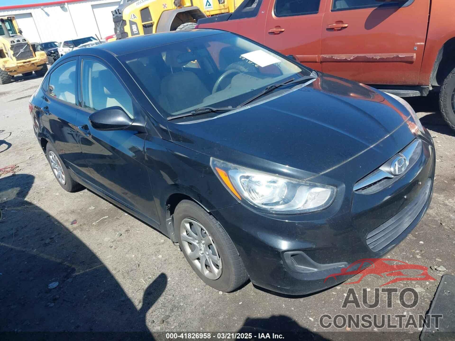 HYUNDAI ACCENT 2012 - KMHCT4AE3CU265199