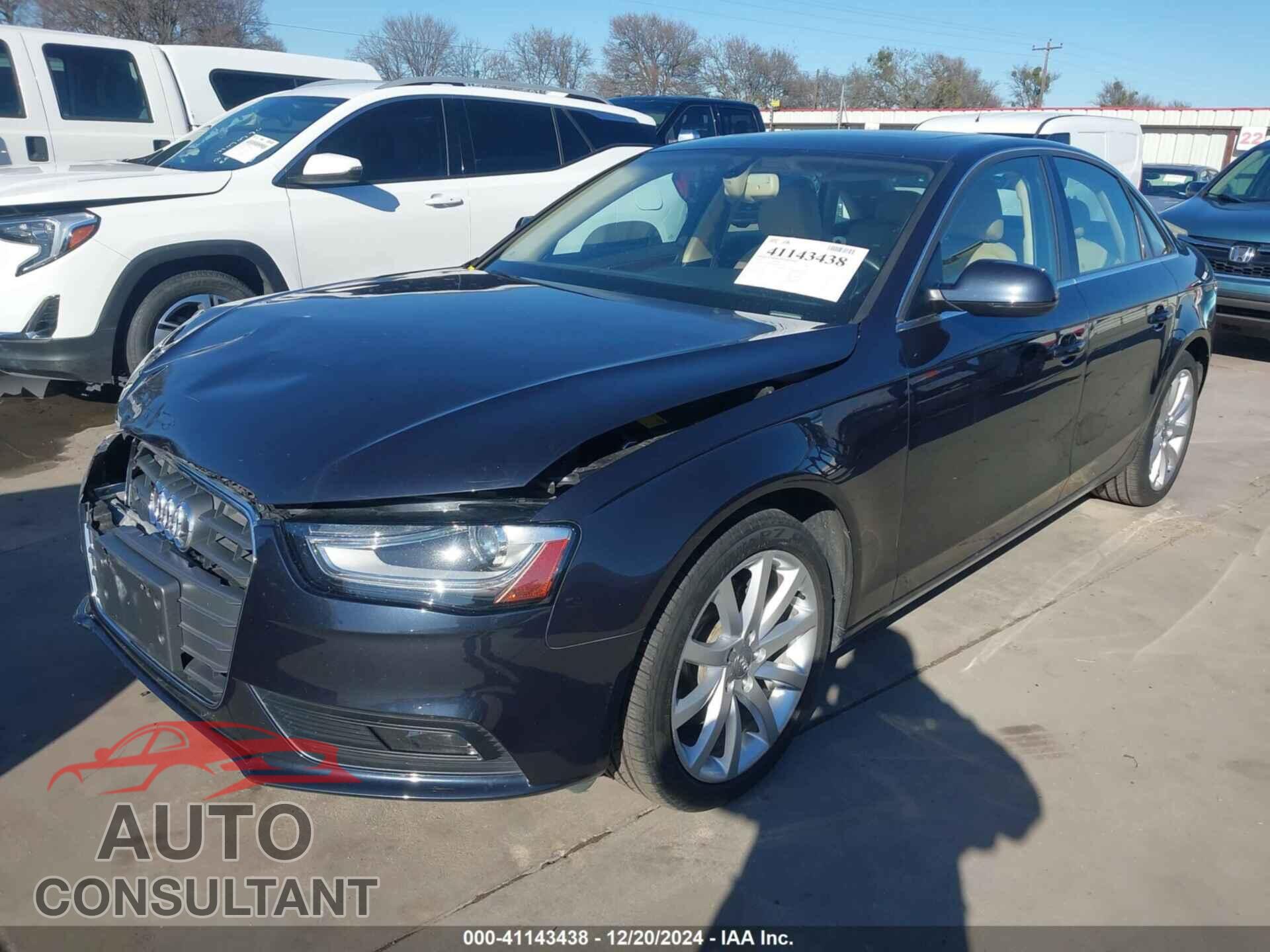 AUDI A4 2013 - WAUFFAFL5DN045585
