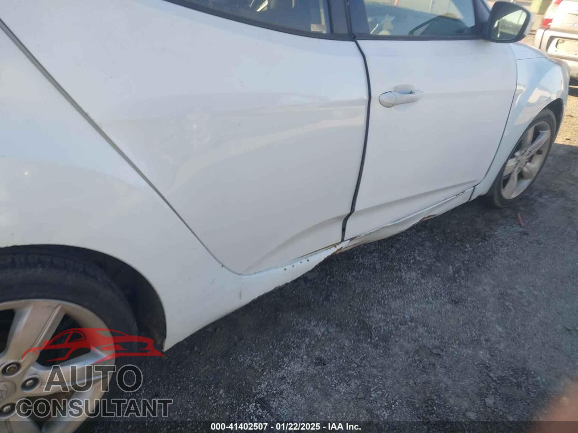 HYUNDAI VELOSTER 2013 - KMHTC6AD6DU112322