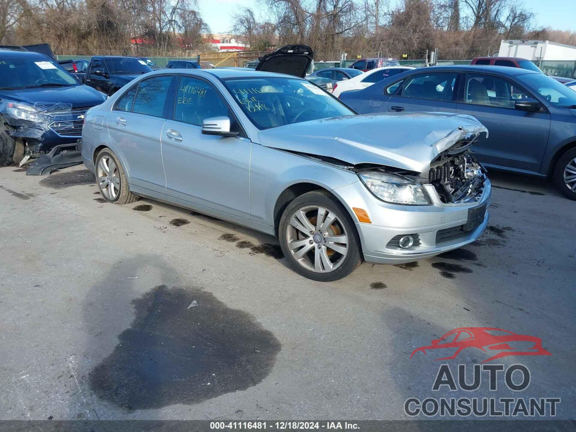 MERCEDES-BENZ C-CLASS 2010 - WDDGF8BBXAF462788