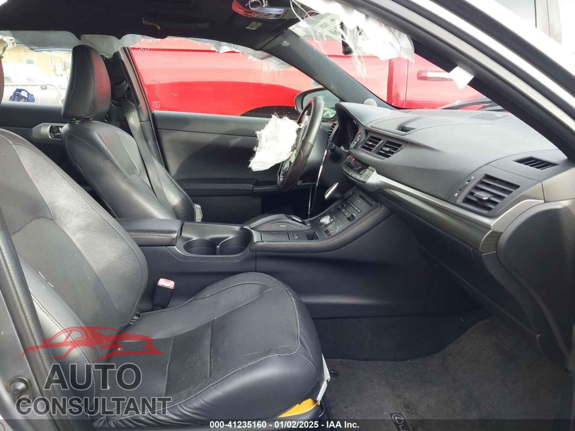 LEXUS CT 200H 2012 - JTHKD5BH4C2097904