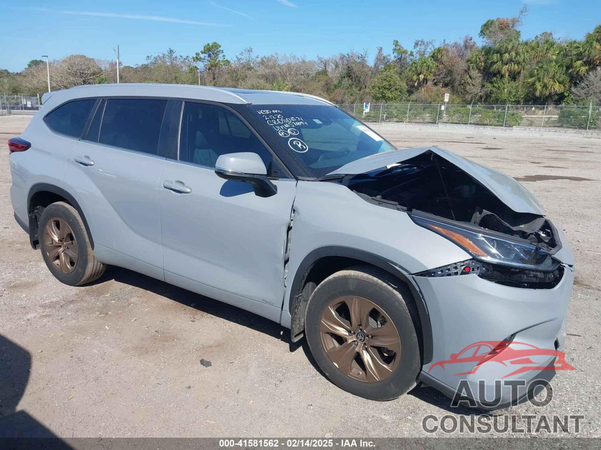 TOYOTA HIGHLANDER 2023 - 5TDABRCH6PS570094