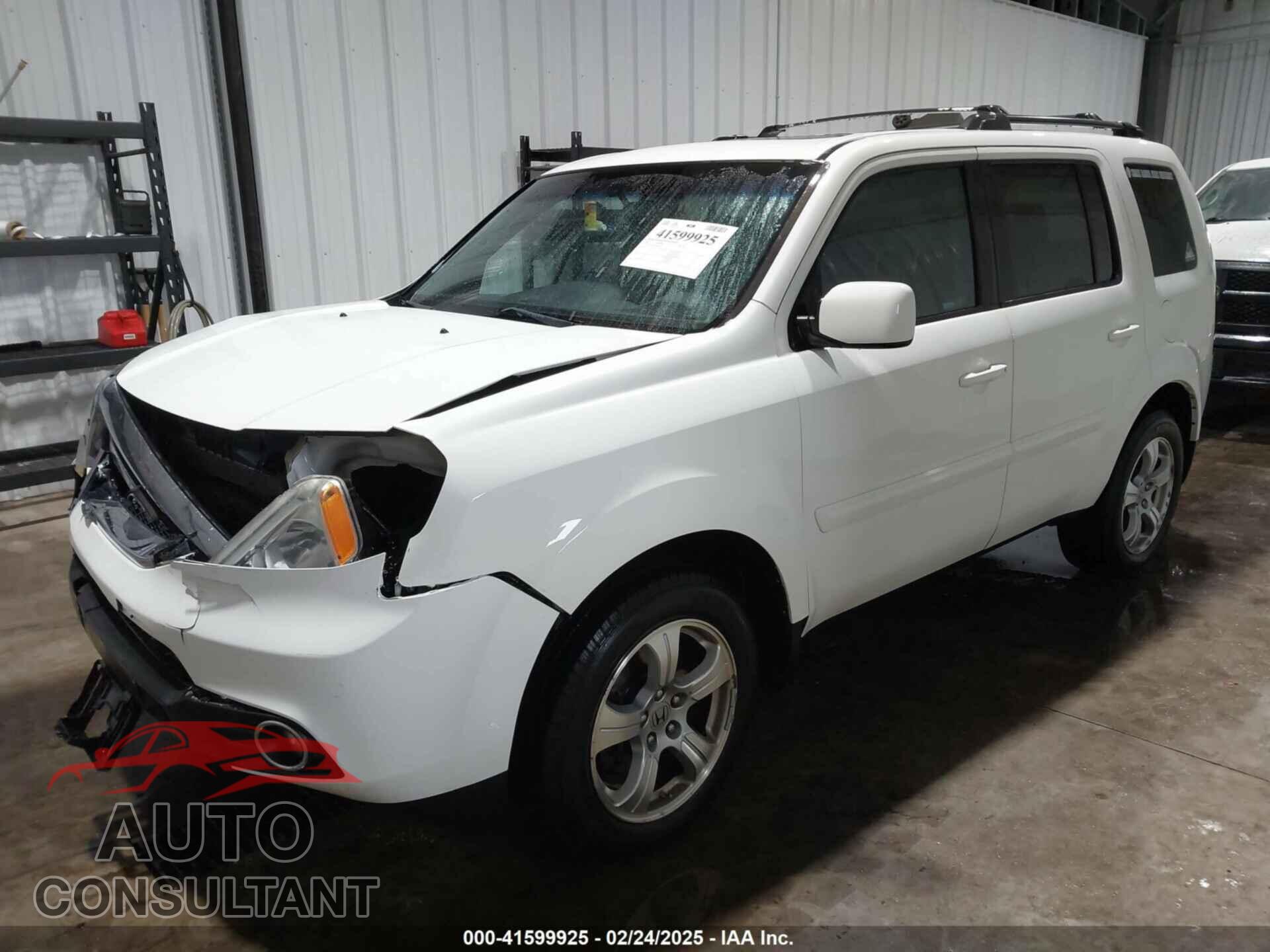 HONDA PILOT 2012 - 5FNYF4H57CB004710