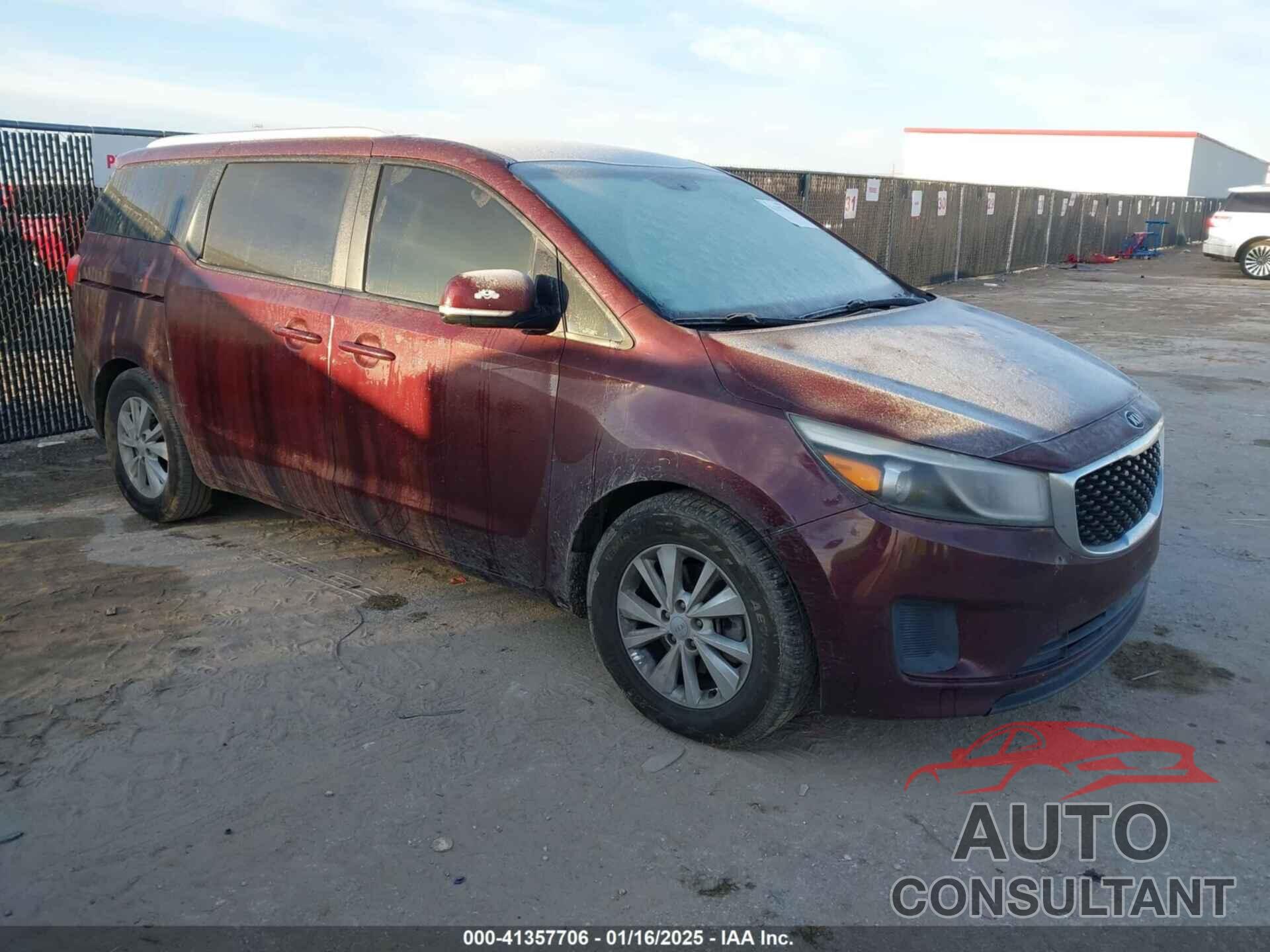 KIA SEDONA 2016 - KNDMB5C11G6128817