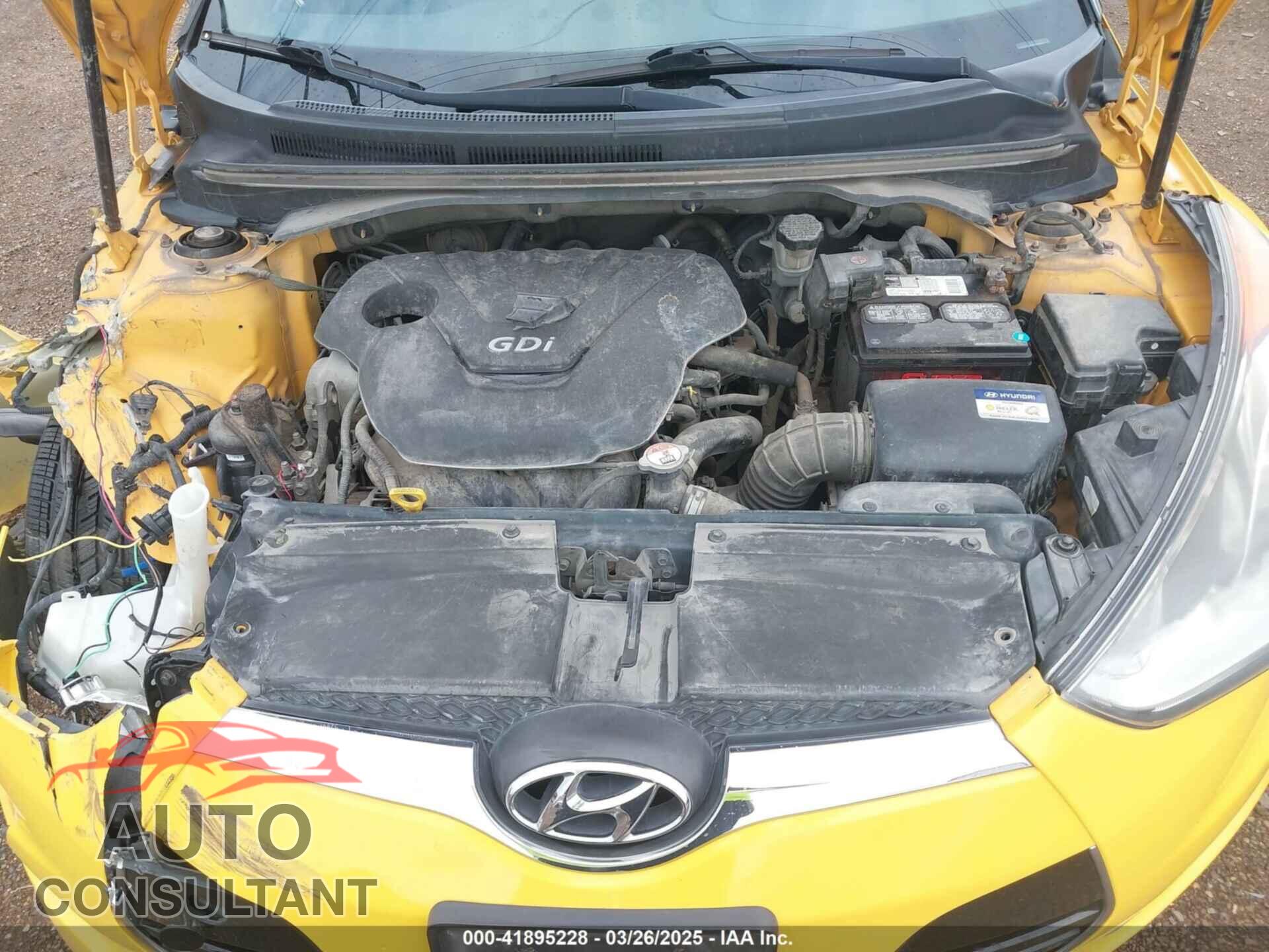 HYUNDAI VELOSTER 2016 - KMHTC6AD2GU256907