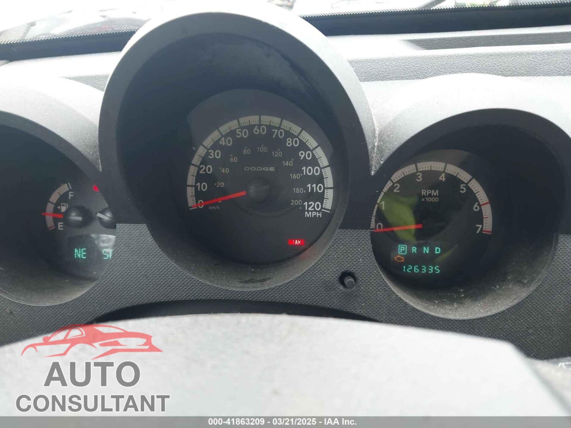 DODGE NITRO 2011 - 1D4PU4GK9BW598044