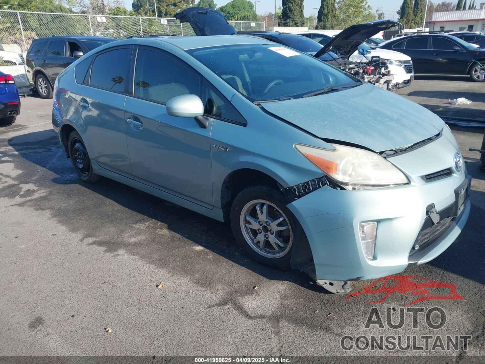TOYOTA PRIUS 2013 - JTDKN3DU3D5660051