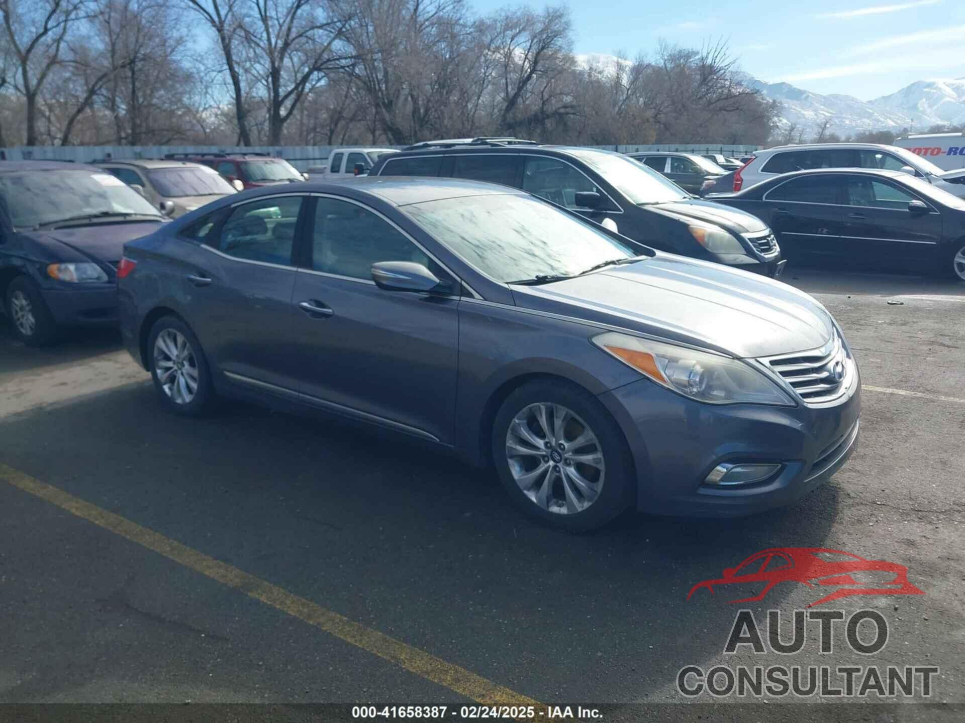 HYUNDAI AZERA 2012 - KMHFG4JG9CA149848