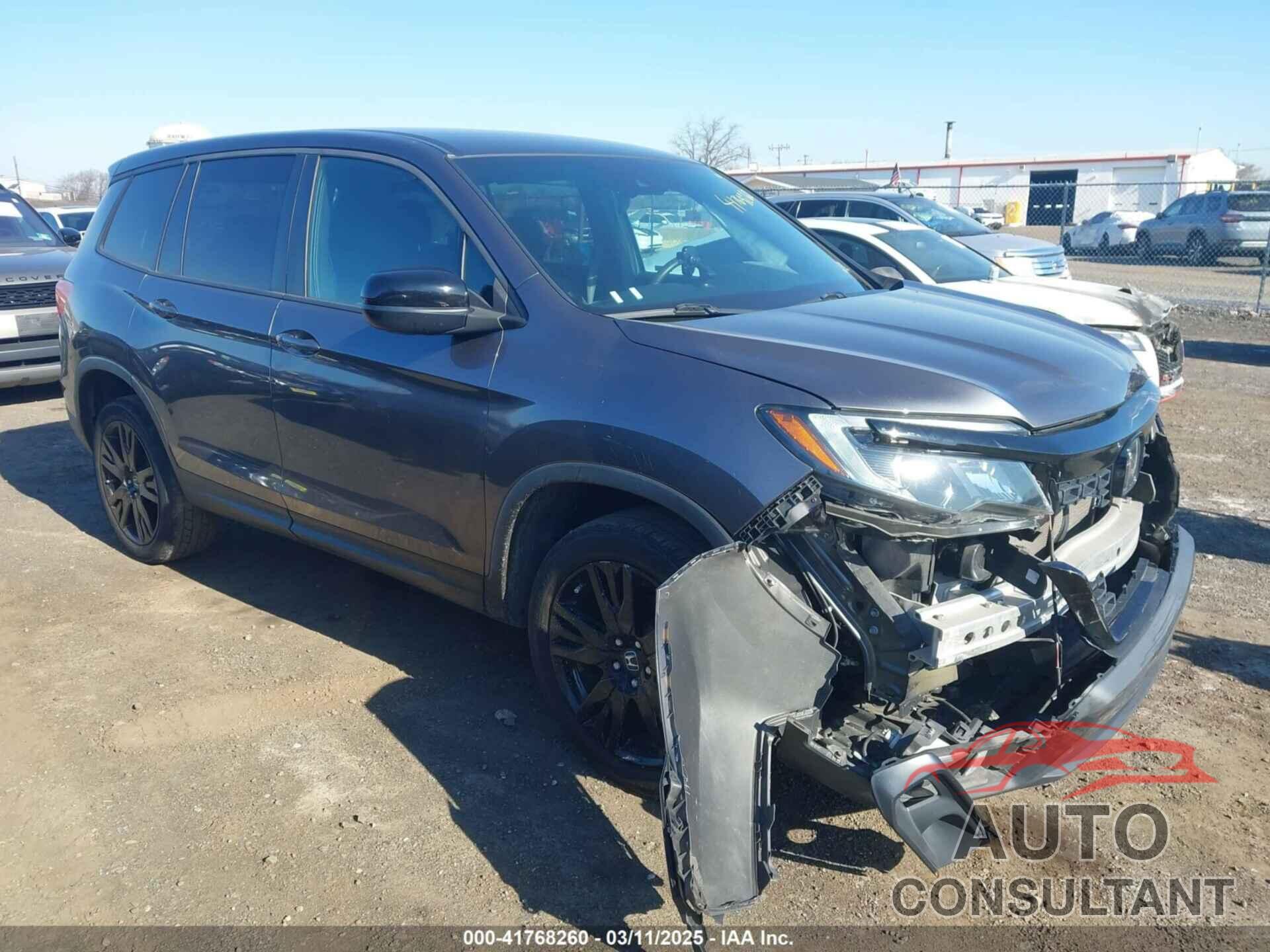 HONDA PASSPORT 2019 - 5FNYF8H29KB018474