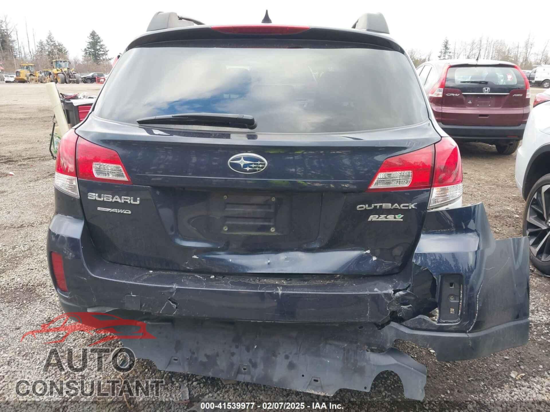 SUBARU OUTBACK 2012 - 4S4BRBKC2C3287664