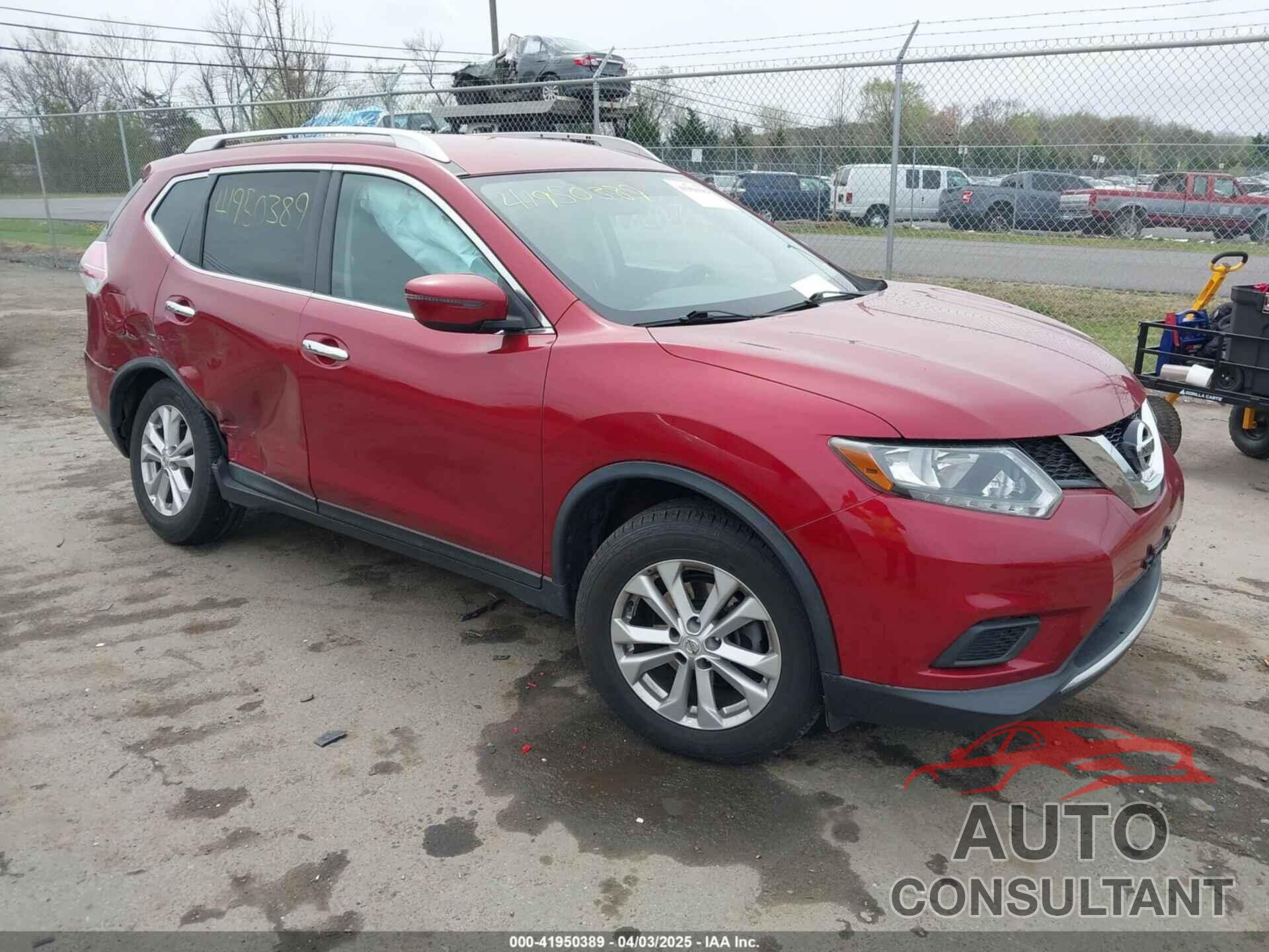 NISSAN ROGUE 2016 - KNMAT2MV9GP698686