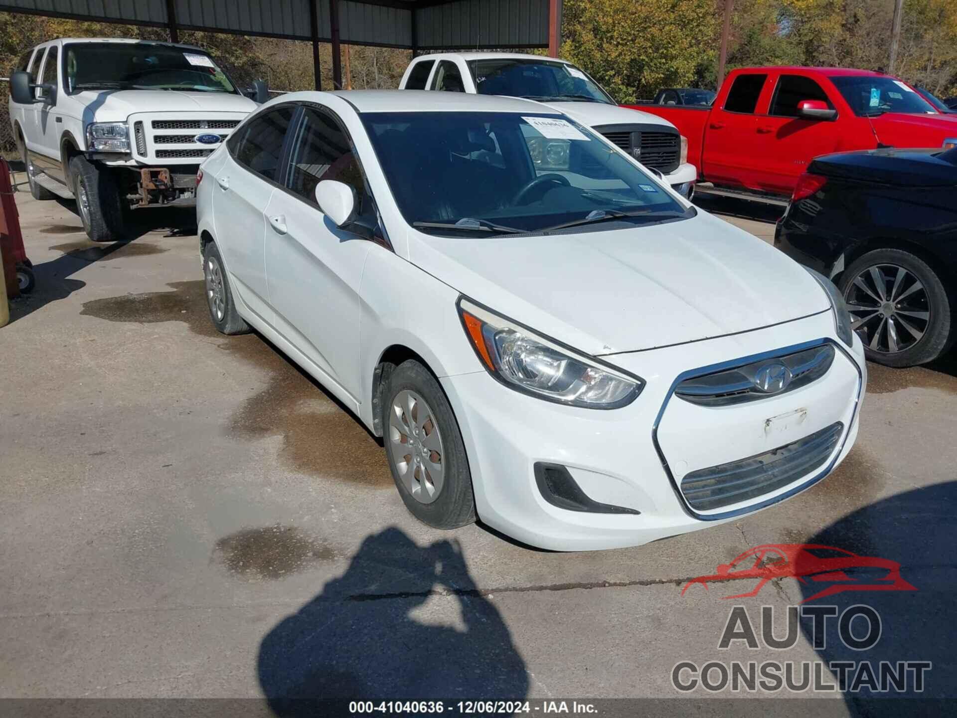 HYUNDAI ACCENT 2016 - KMHCT4AE7GU005894