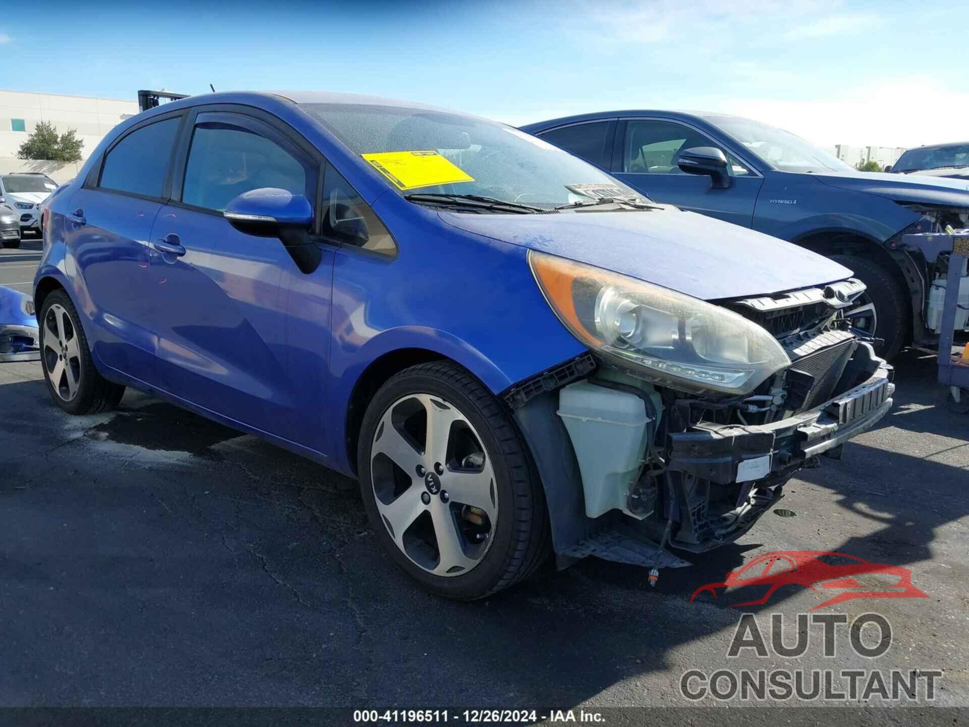 KIA RIO 2013 - KNADN5A34D6214241