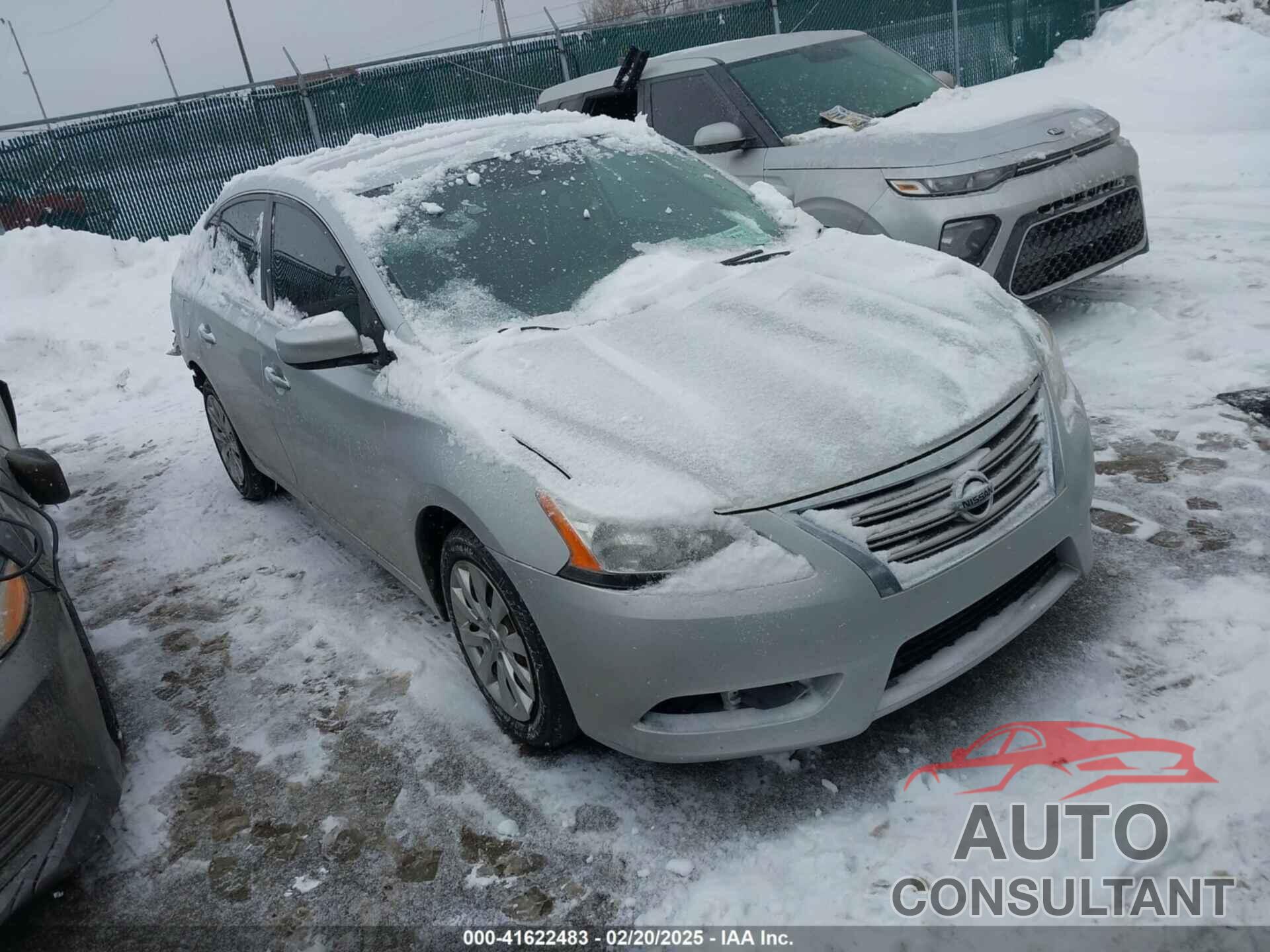 NISSAN SENTRA 2013 - 1N4AB7APXDN901698