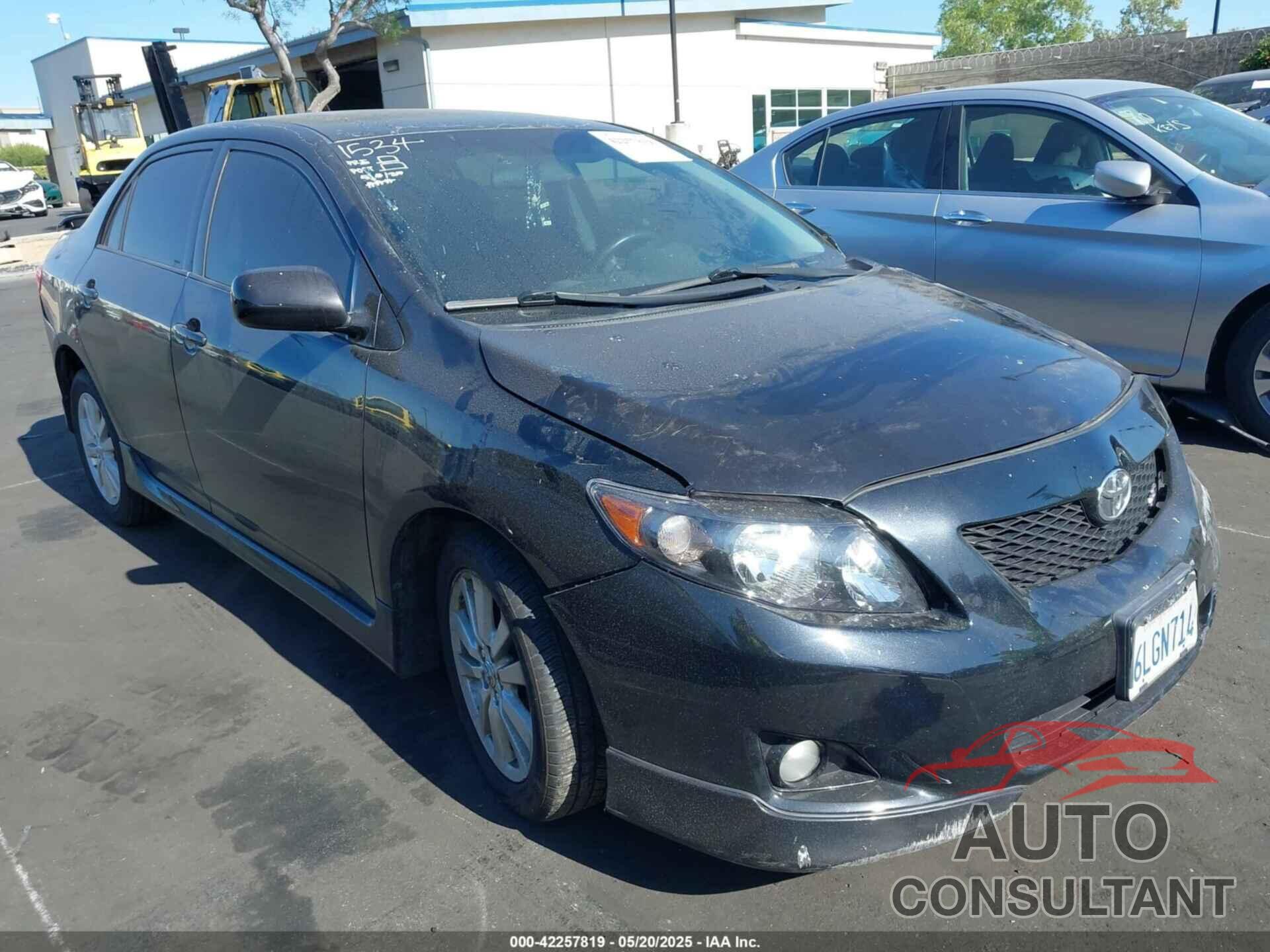 TOYOTA COROLLA 2010 - 1NXBU4EE8AZ318303