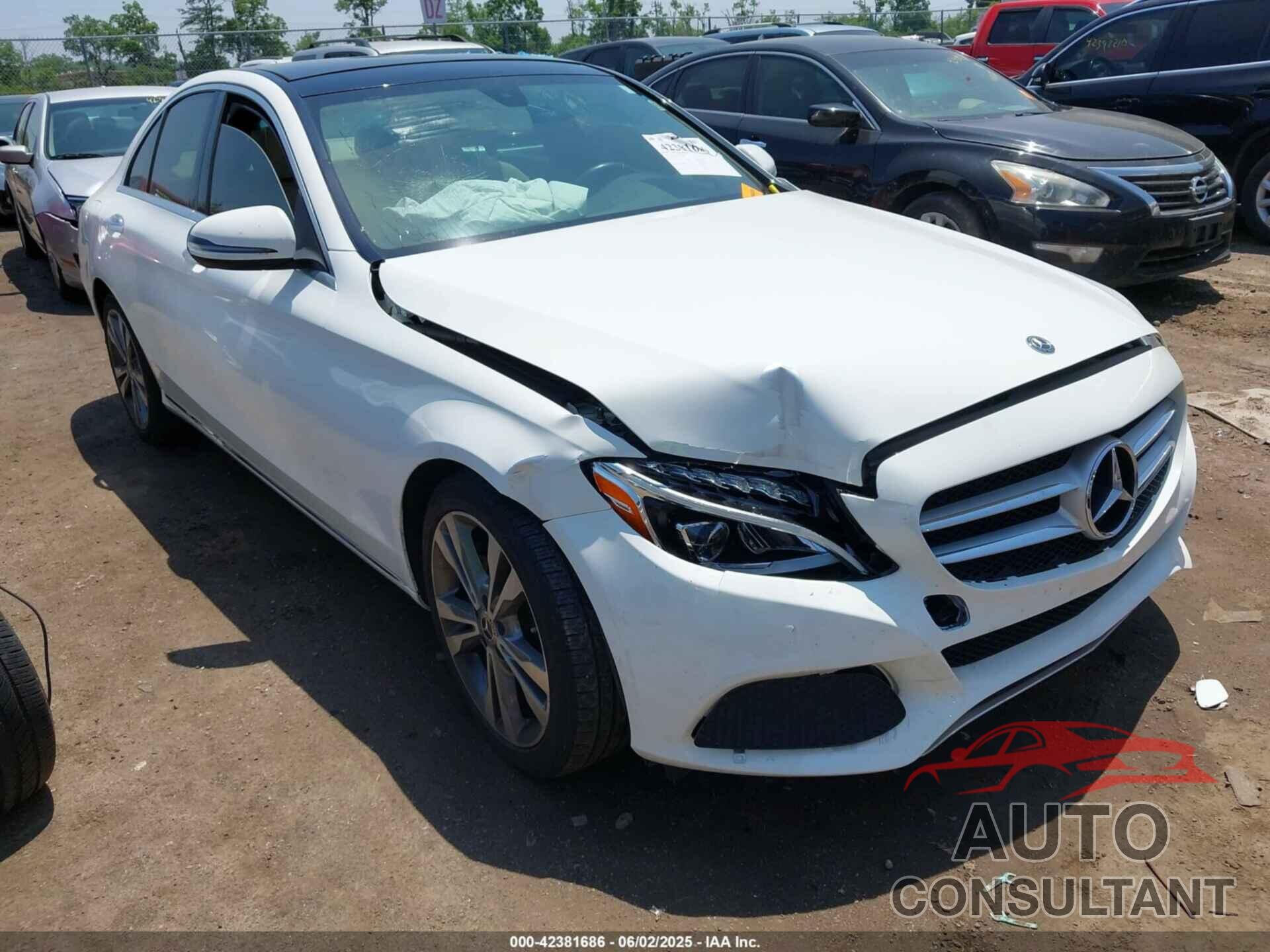 MERCEDES-BENZ C 300 2018 - WDDWF4JB1JR420773