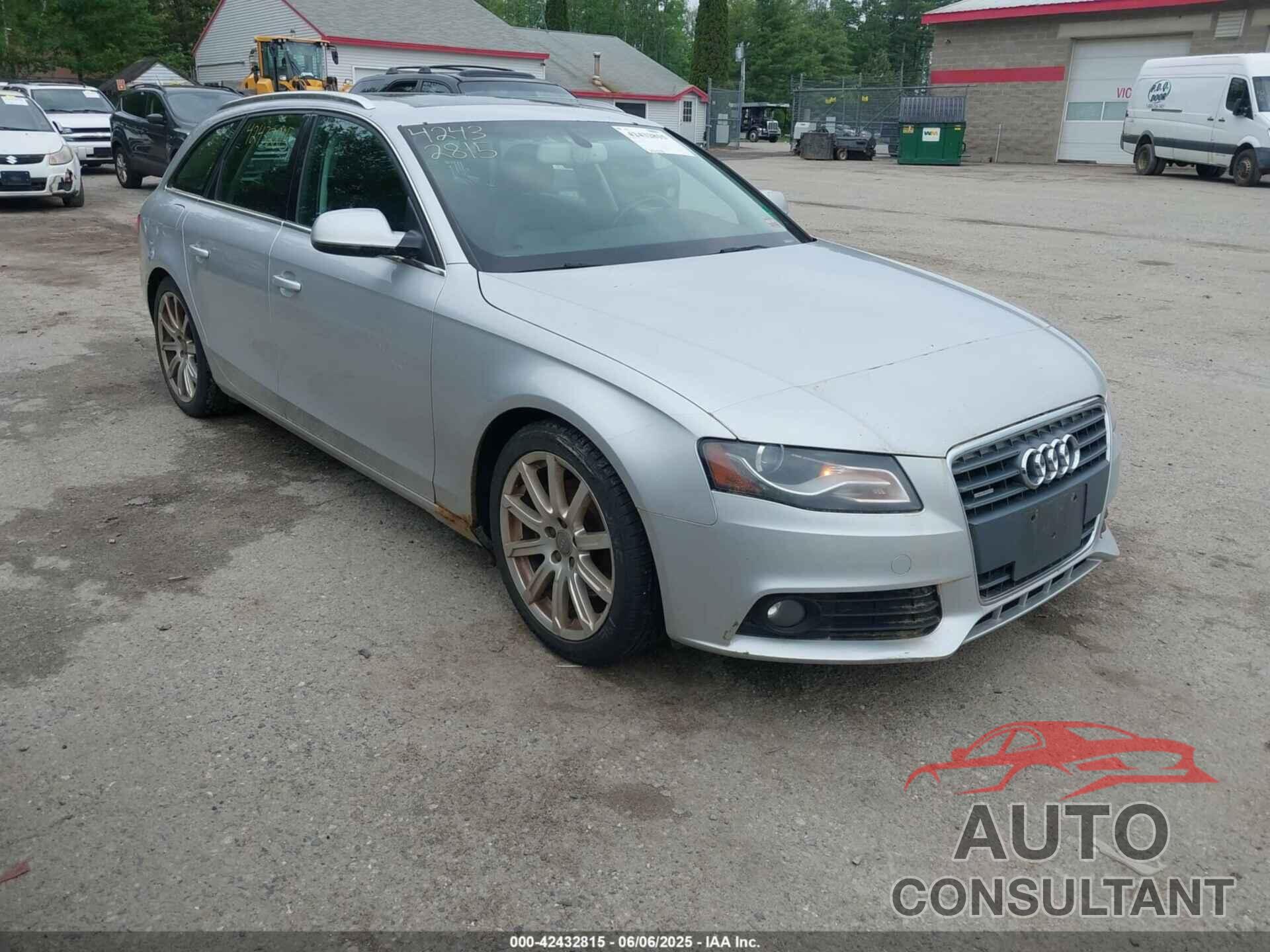 AUDI A4 2010 - WAU4FAFL3AA080751