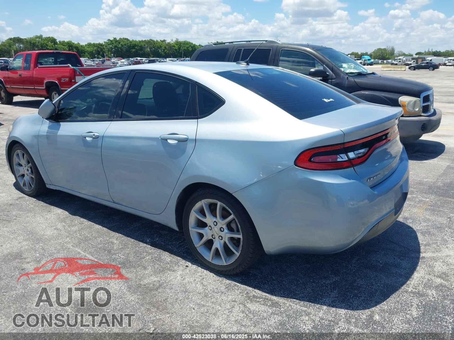 DODGE DART 2013 - 1C3CDFBA7DD268783