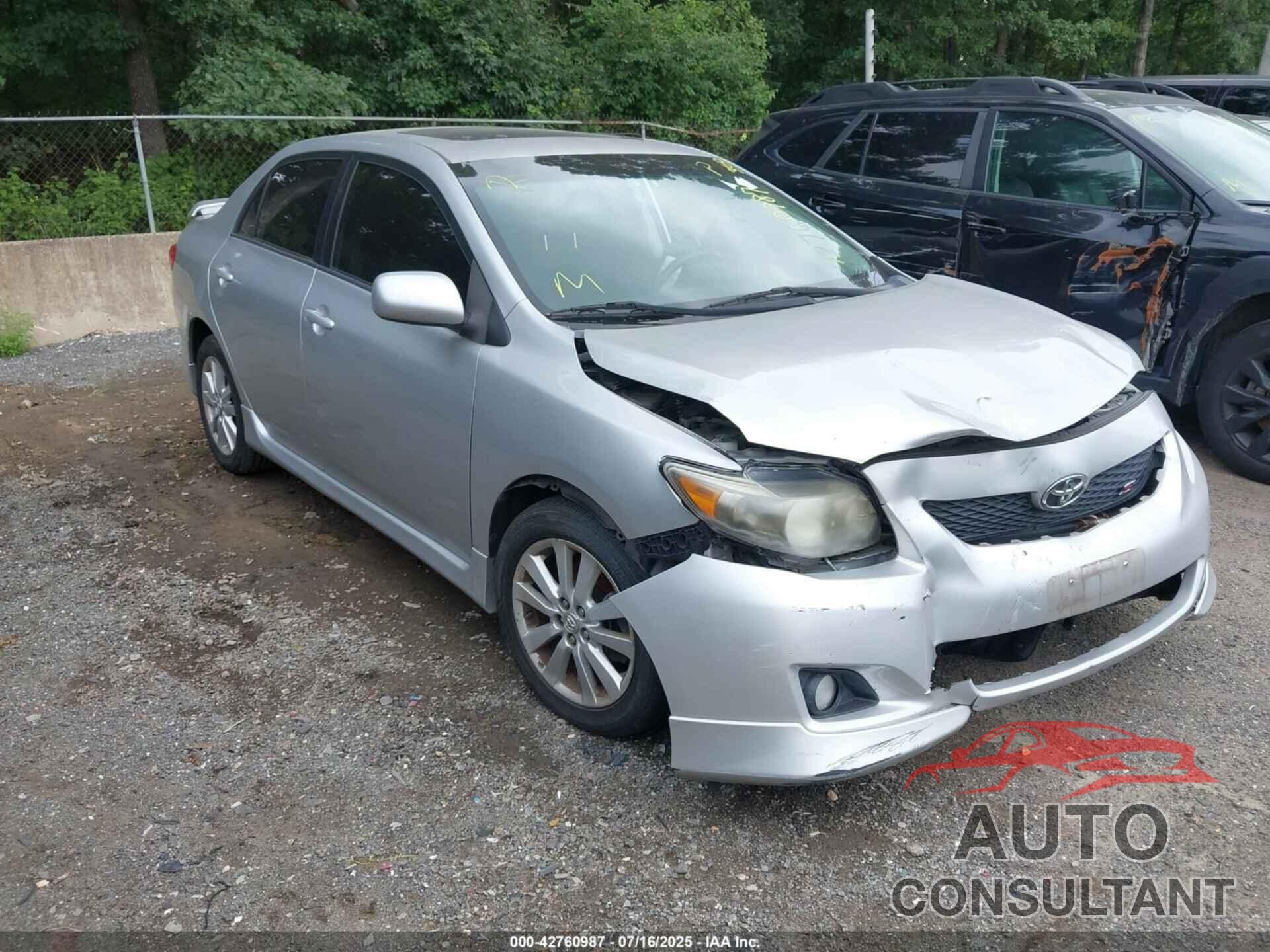 TOYOTA COROLLA 2010 - 1NXBU4EE4AZ365974