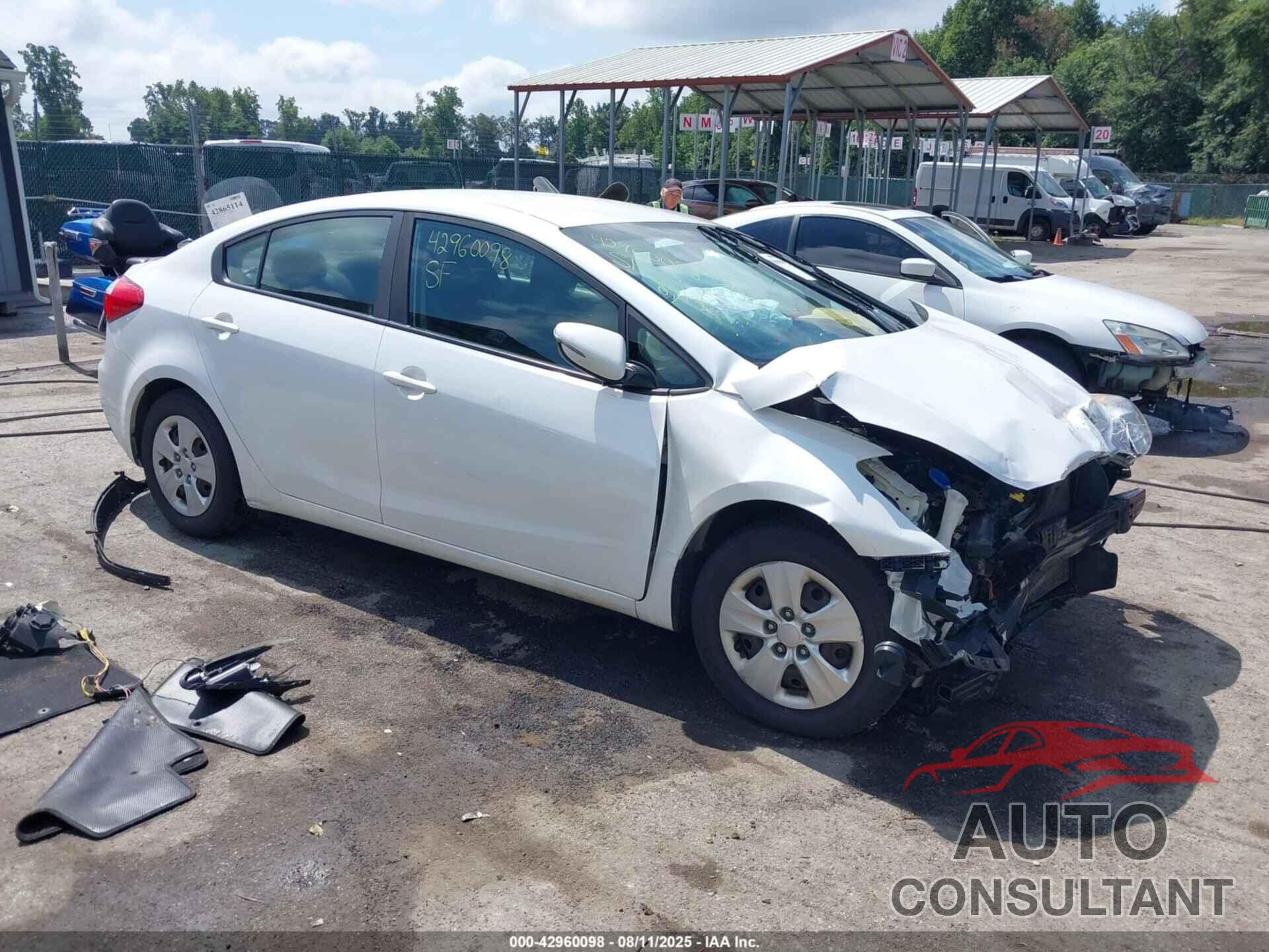 KIA FORTE 2016 - KNAFX4A66G5532427