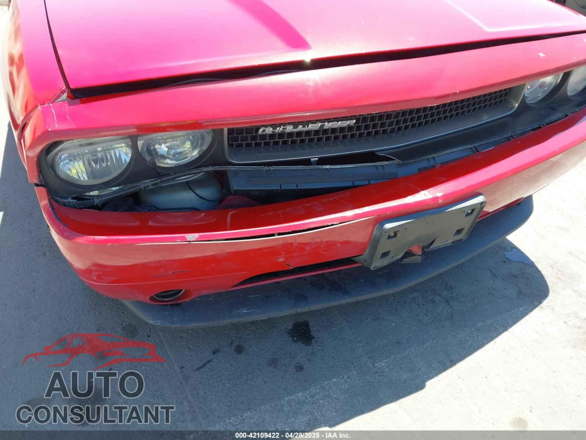 DODGE CHALLENGER 2012 - 2C3CDYAG6CH259656