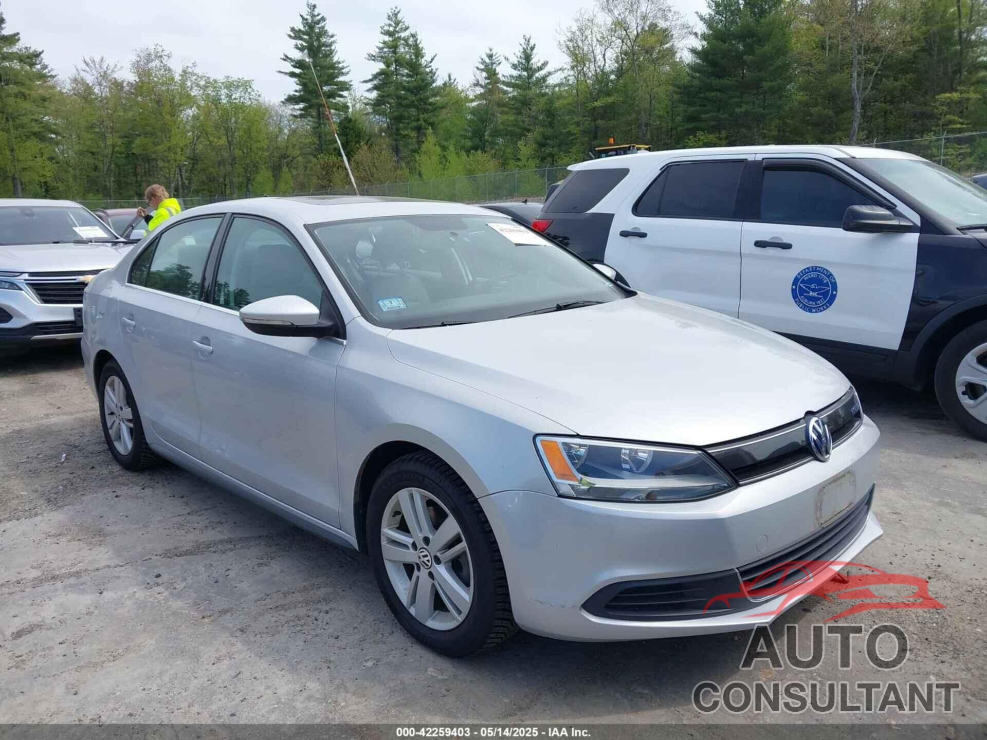 VOLKSWAGEN JETTA HYBRID 2013 - 3VW637AJXDM230890