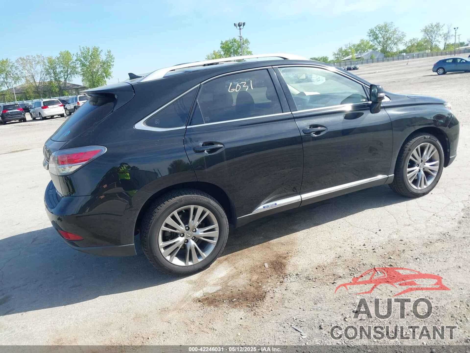 LEXUS RX 450H 2013 - JTJBC1BA9D2053105