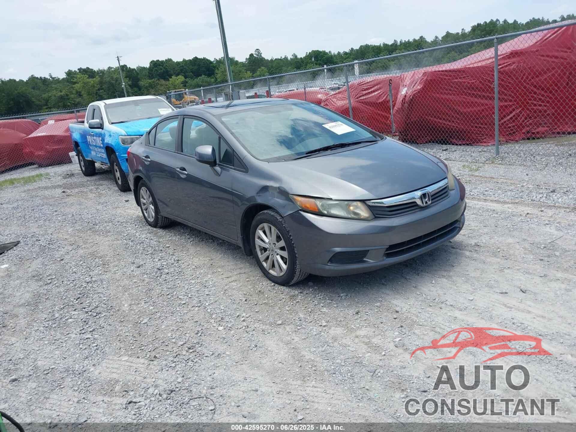 HONDA CIVIC 2012 - 19XFB2F84CE102586