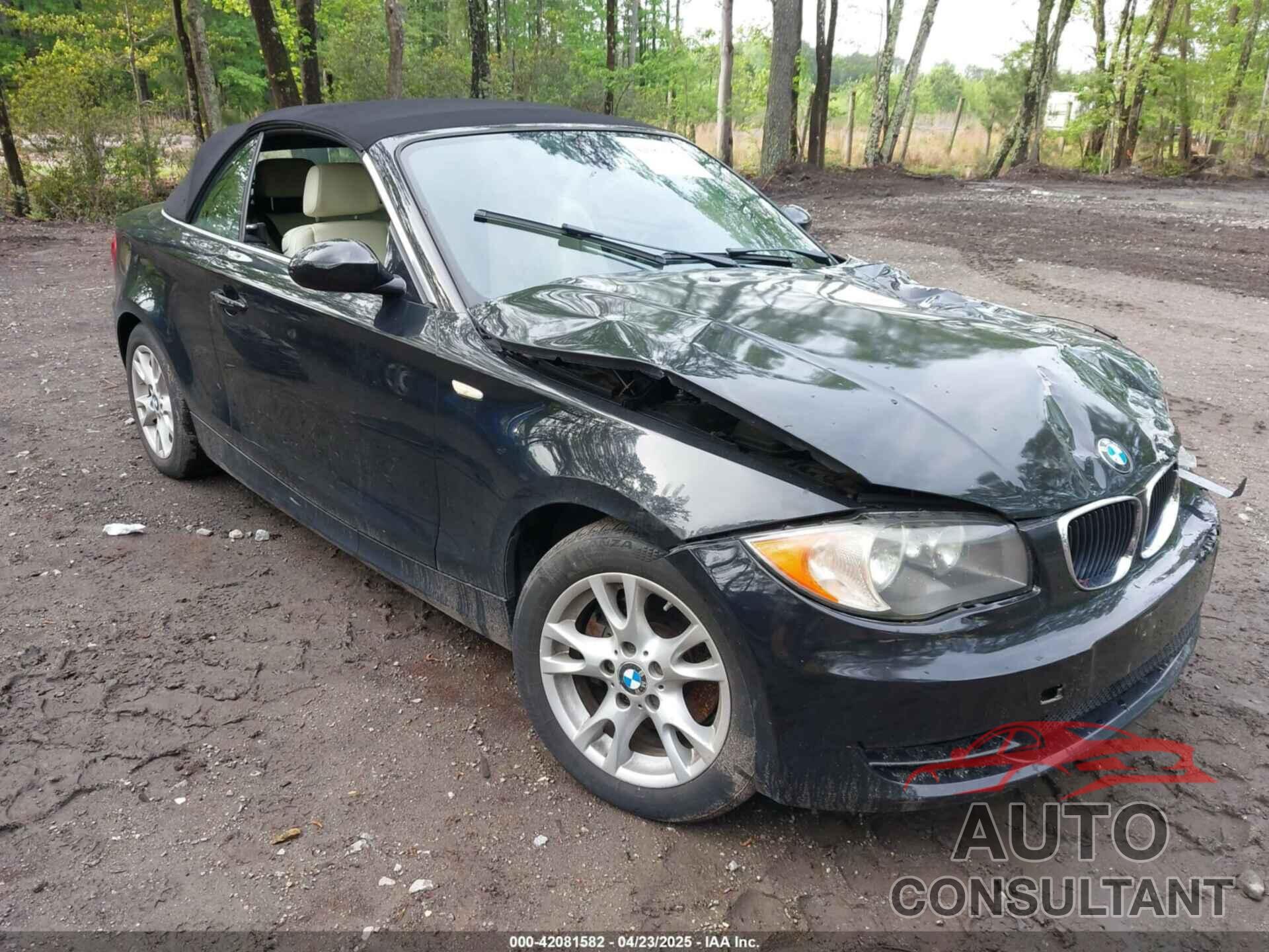 BMW 128I 2009 - WBAUL73599VJ76468