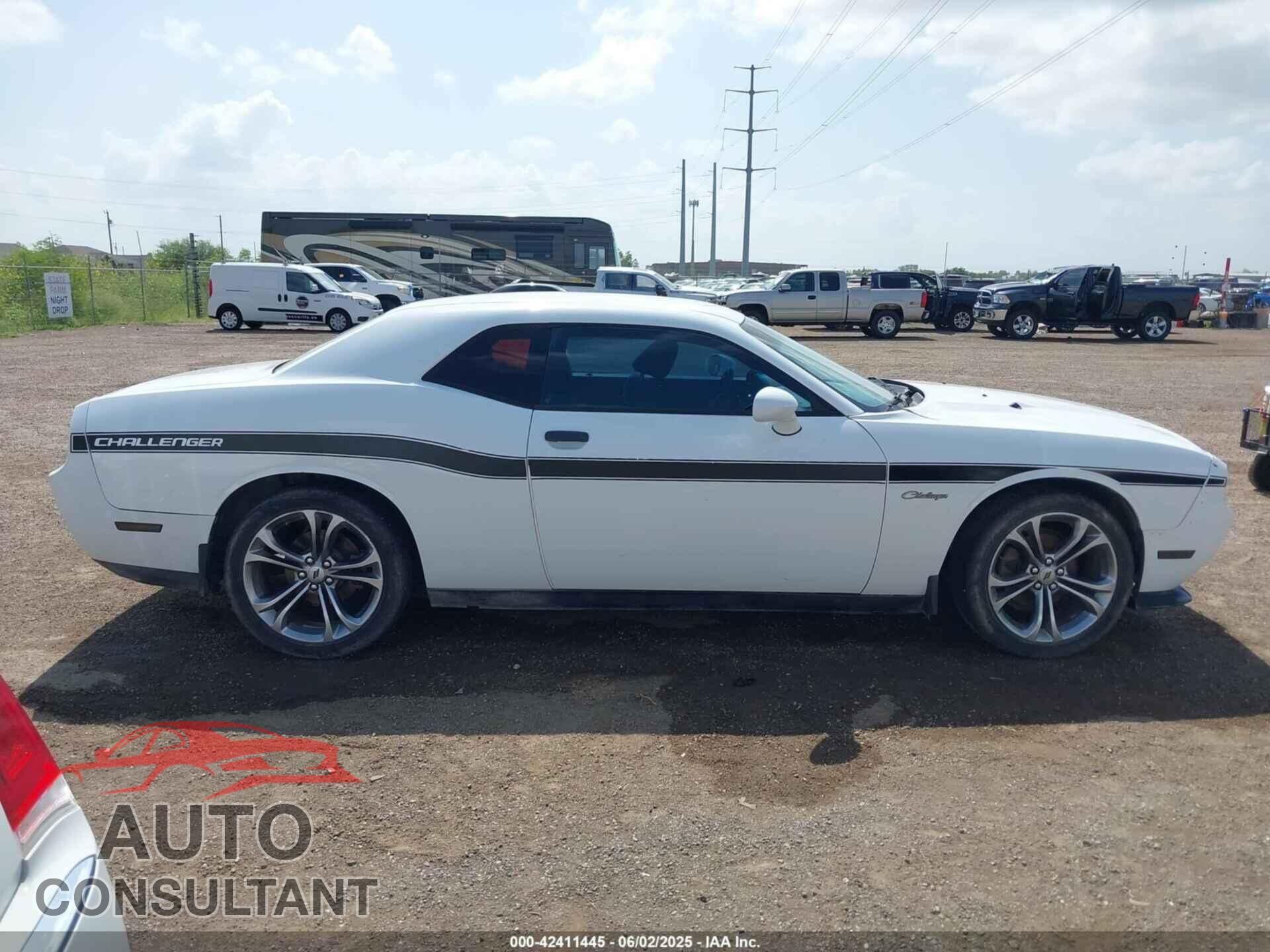 DODGE CHALLENGER 2012 - 2C3CDYAG1CH259404