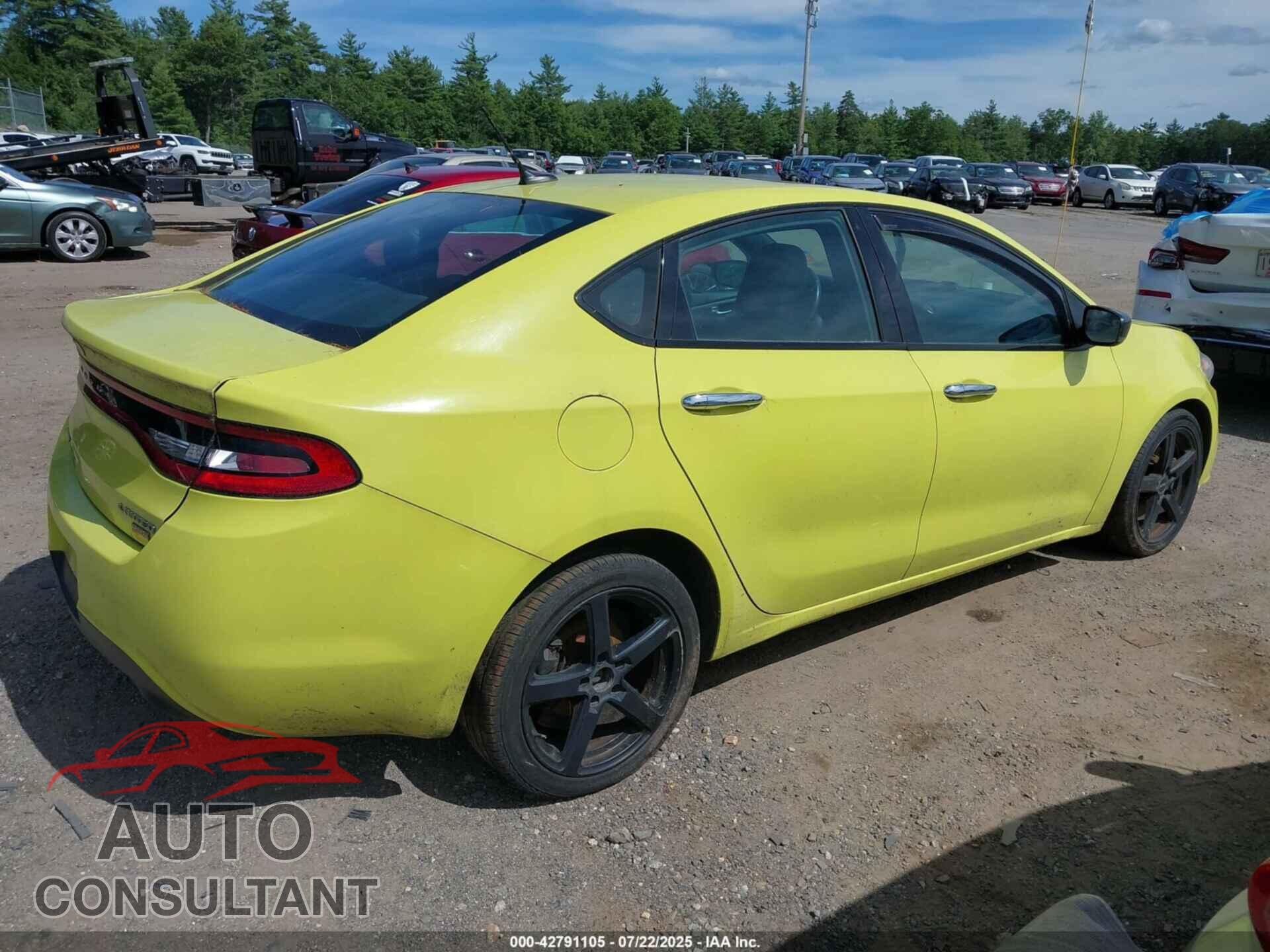 DODGE DART 2013 - 1C3CDFCH3DD299962