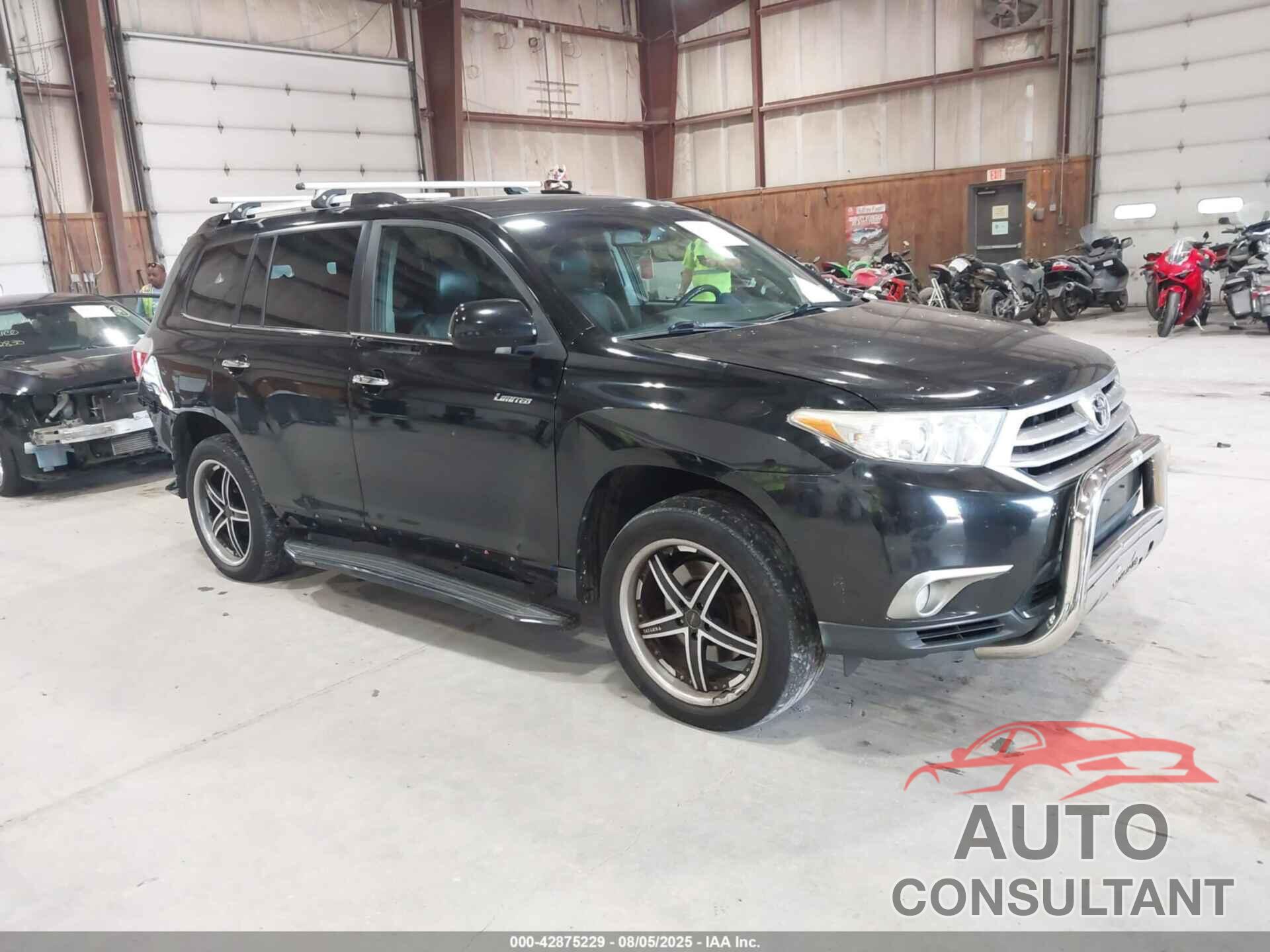 TOYOTA HIGHLANDER 2012 - 5TDDK3EH9CS108498