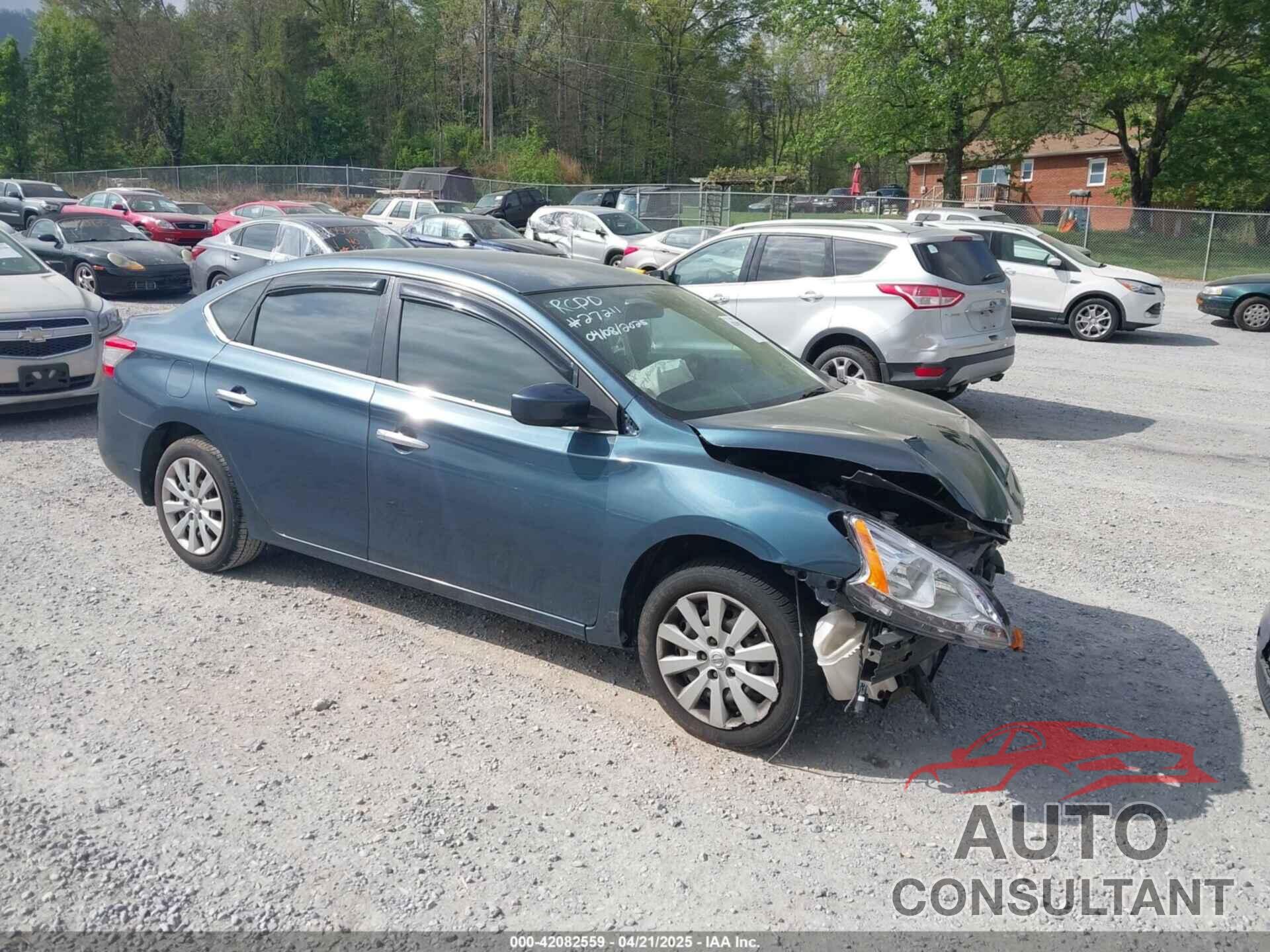 NISSAN SENTRA 2014 - 1N4AB7AP3EN852300