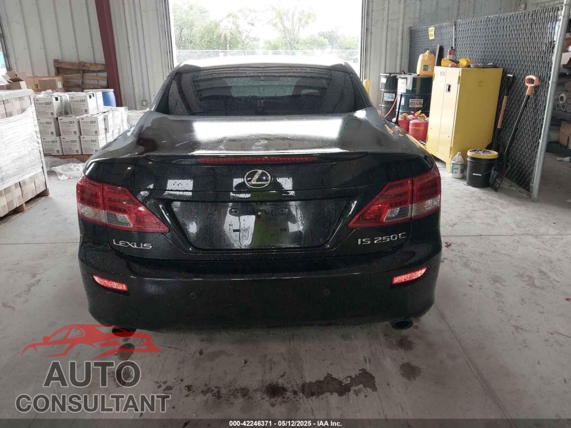 LEXUS IS 250C 2010 - JTHFF2C22A2513014