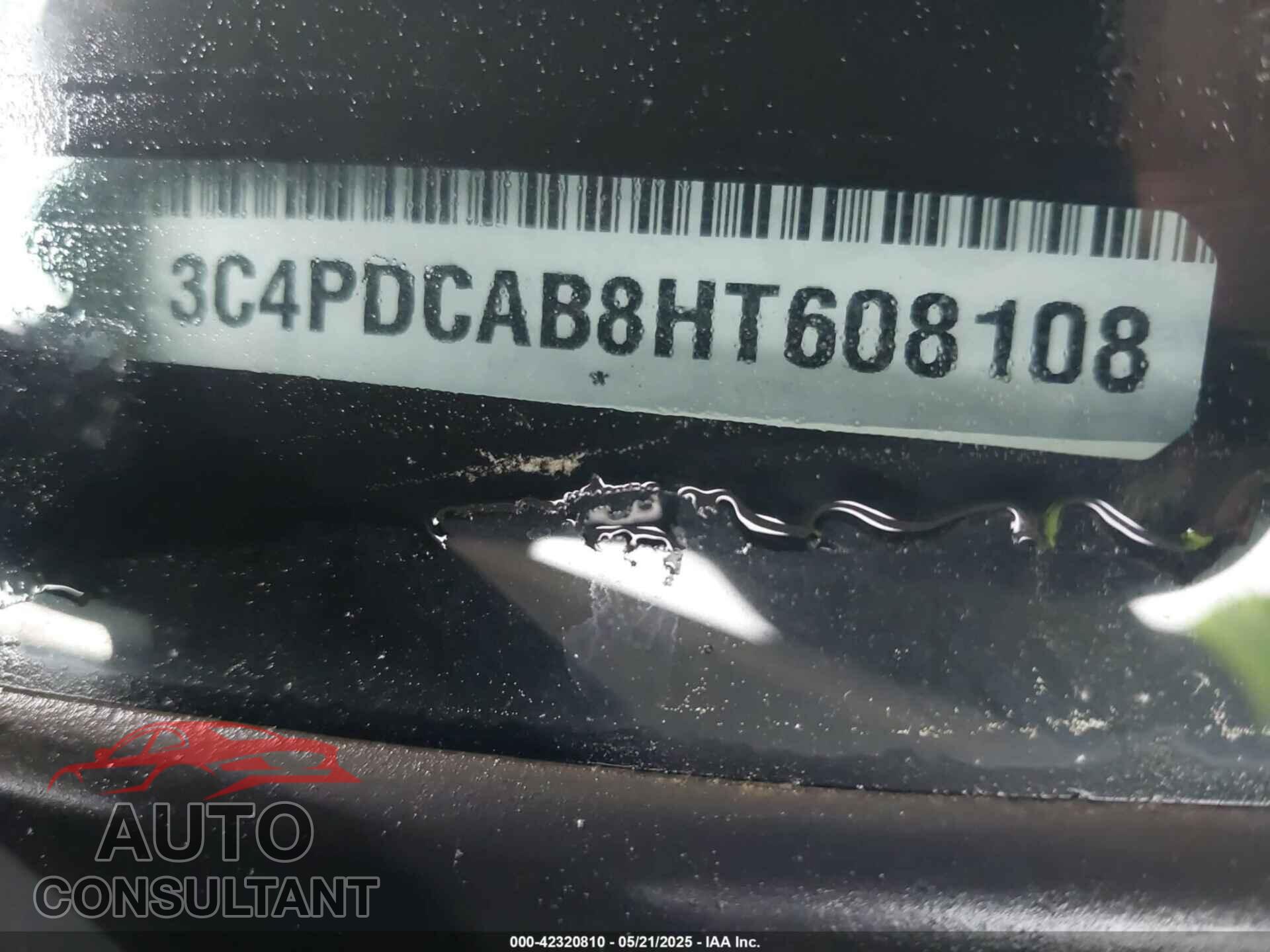 DODGE JOURNEY 2017 - 3C4PDCAB8HT608108