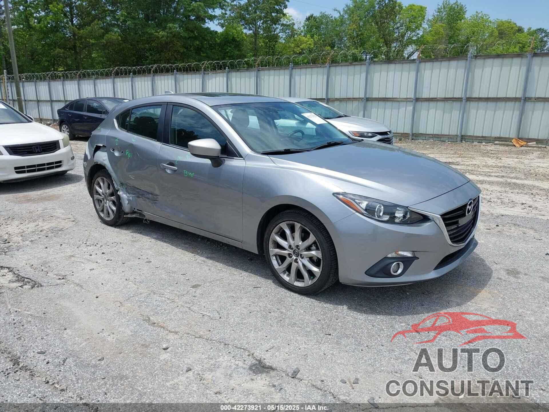 MAZDA MAZDA3 2015 - JM1BM1L33F1236220