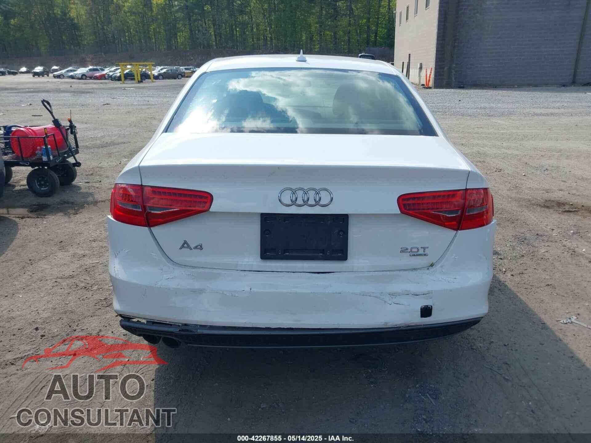 AUDI A4 2015 - WAUDFAFL4FA016306