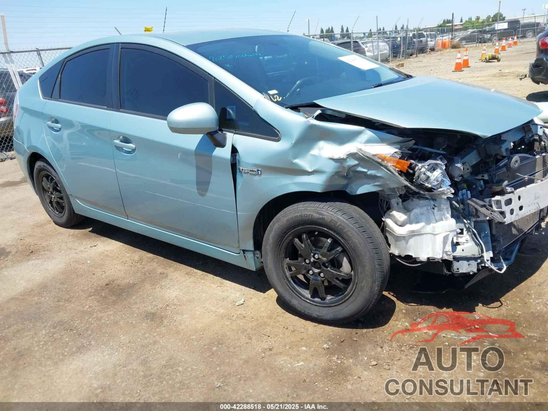 TOYOTA PRIUS 2012 - JTDKN3DU7C1588843