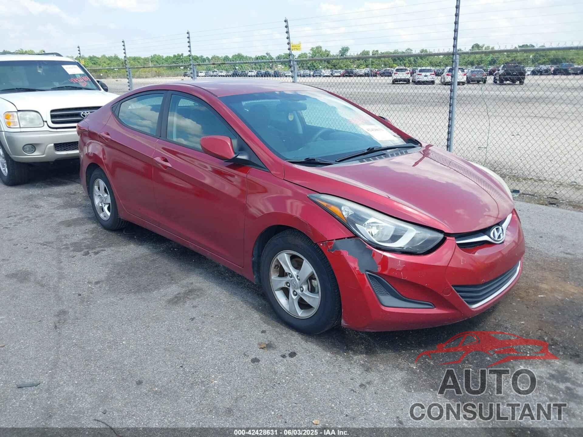 HYUNDAI ELANTRA 2015 - 5NPDH4AE0FH647280