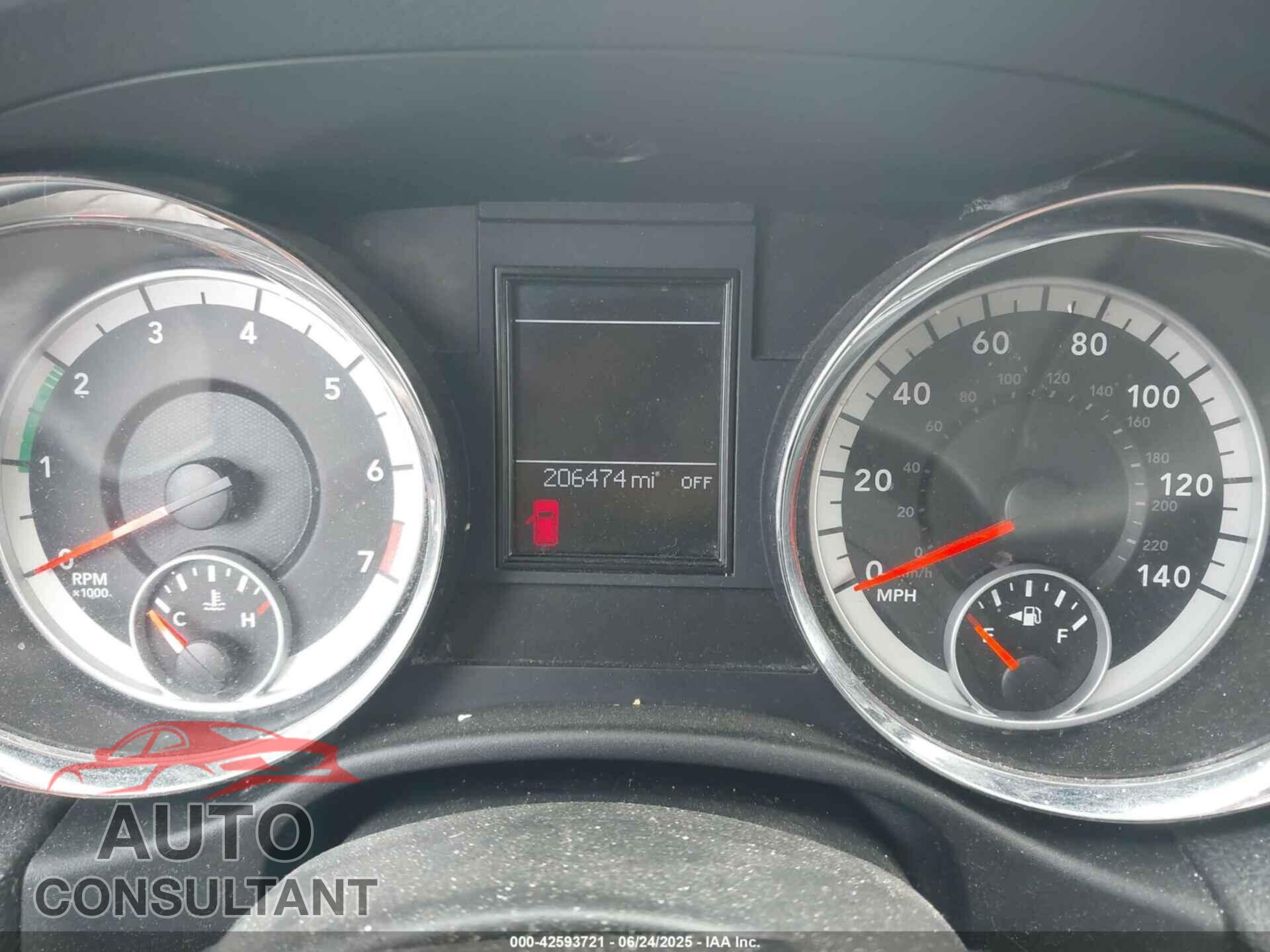 DODGE DURANGO 2011 - 1D4RE2GG3BC684781