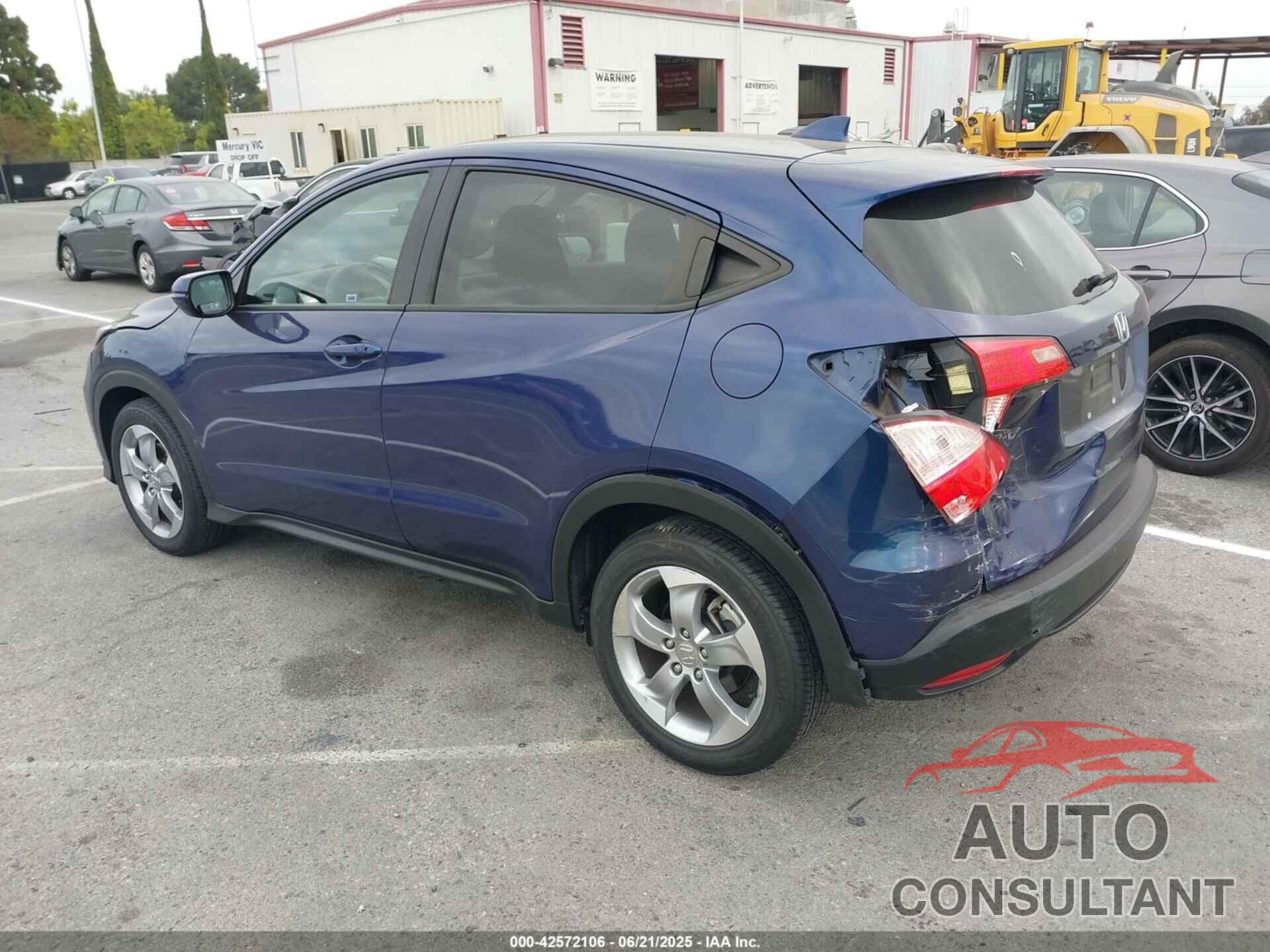 HONDA HR-V 2017 - 3CZRU5H54HG708942