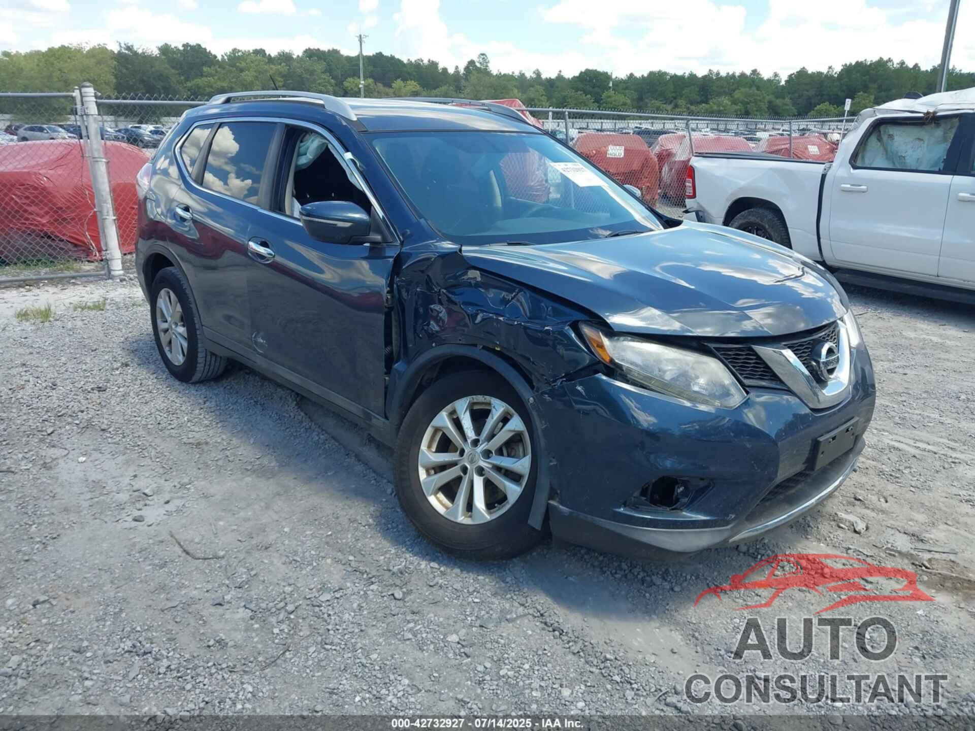 NISSAN ROGUE 2015 - 5N1AT2ML8FC812225