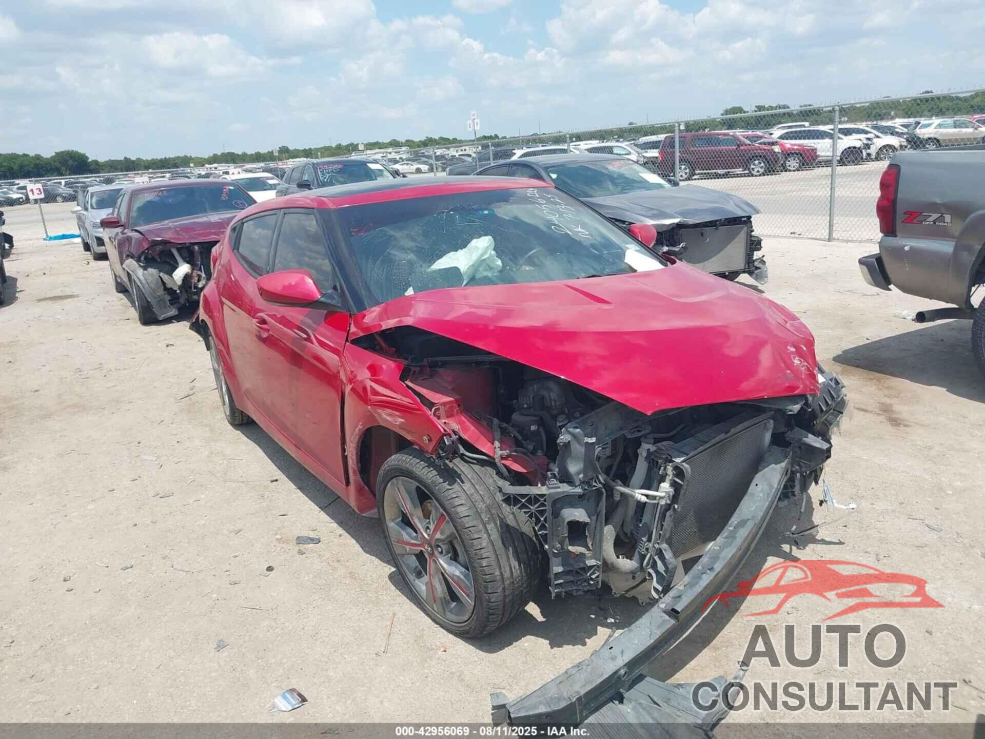 HYUNDAI VELOSTER 2016 - KMHTC6AD4GU299841