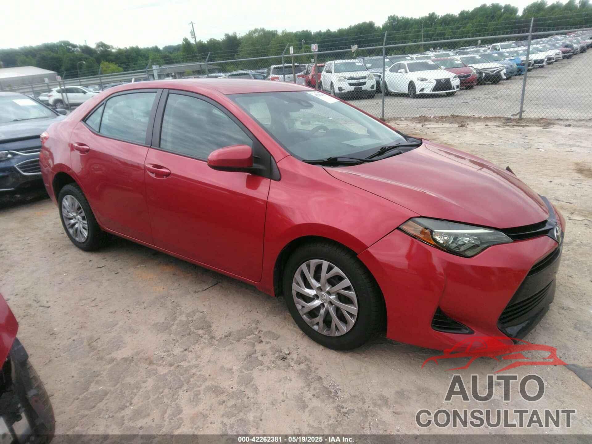 TOYOTA COROLLA 2019 - 2T1BURHE0KC212830