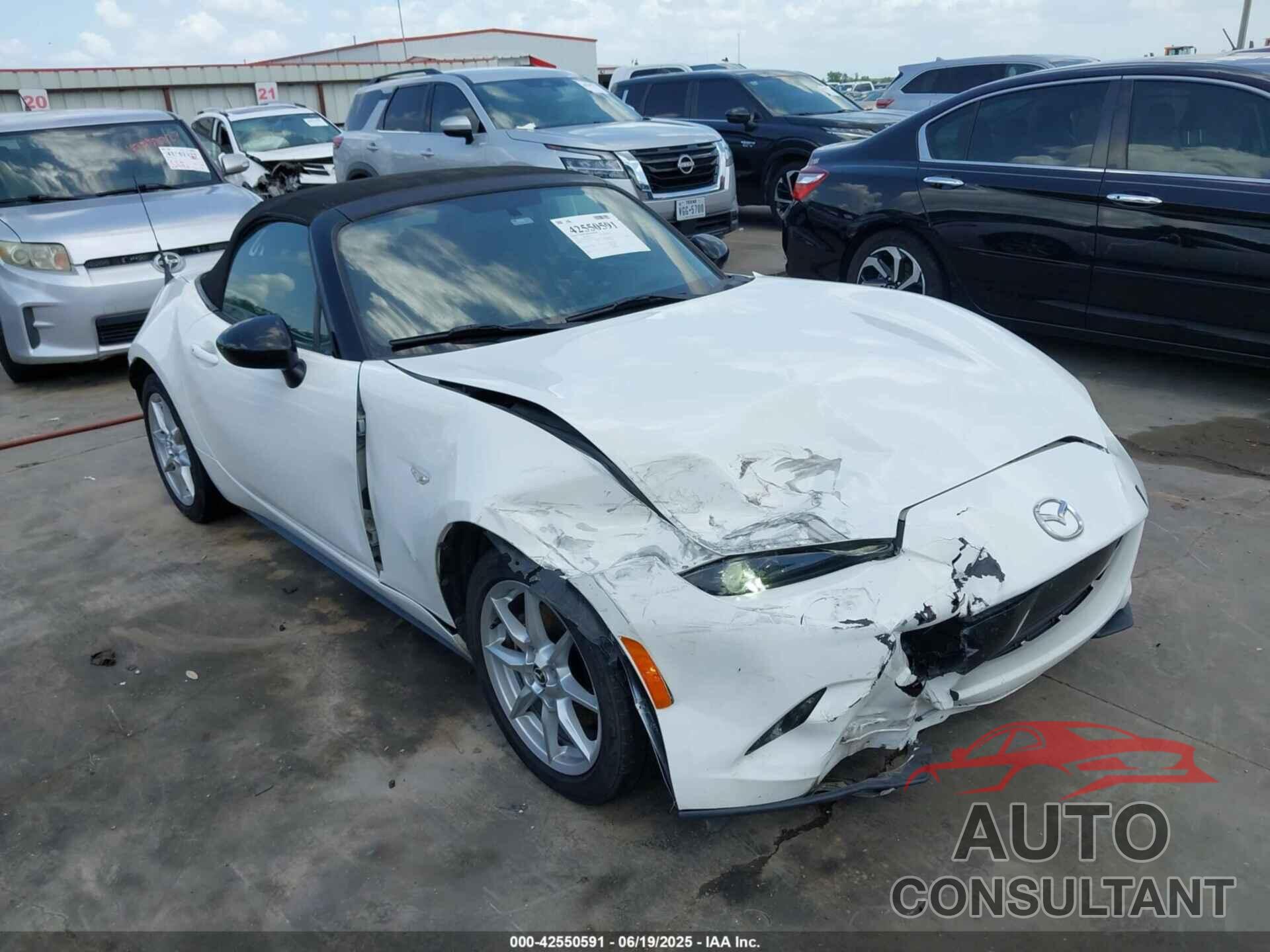 MAZDA MX-5 MIATA 2017 - JM1NDAB71H0121254